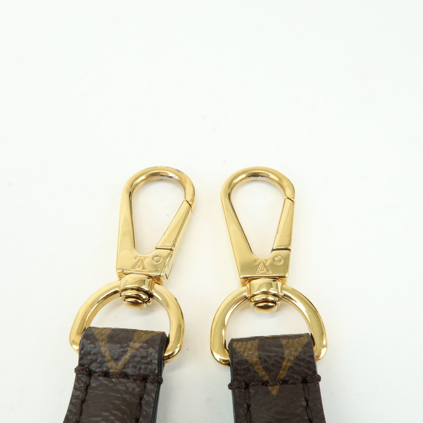 Louis Vuitton Monogram Canvas Calf Leather Shoulder Strap J02288
