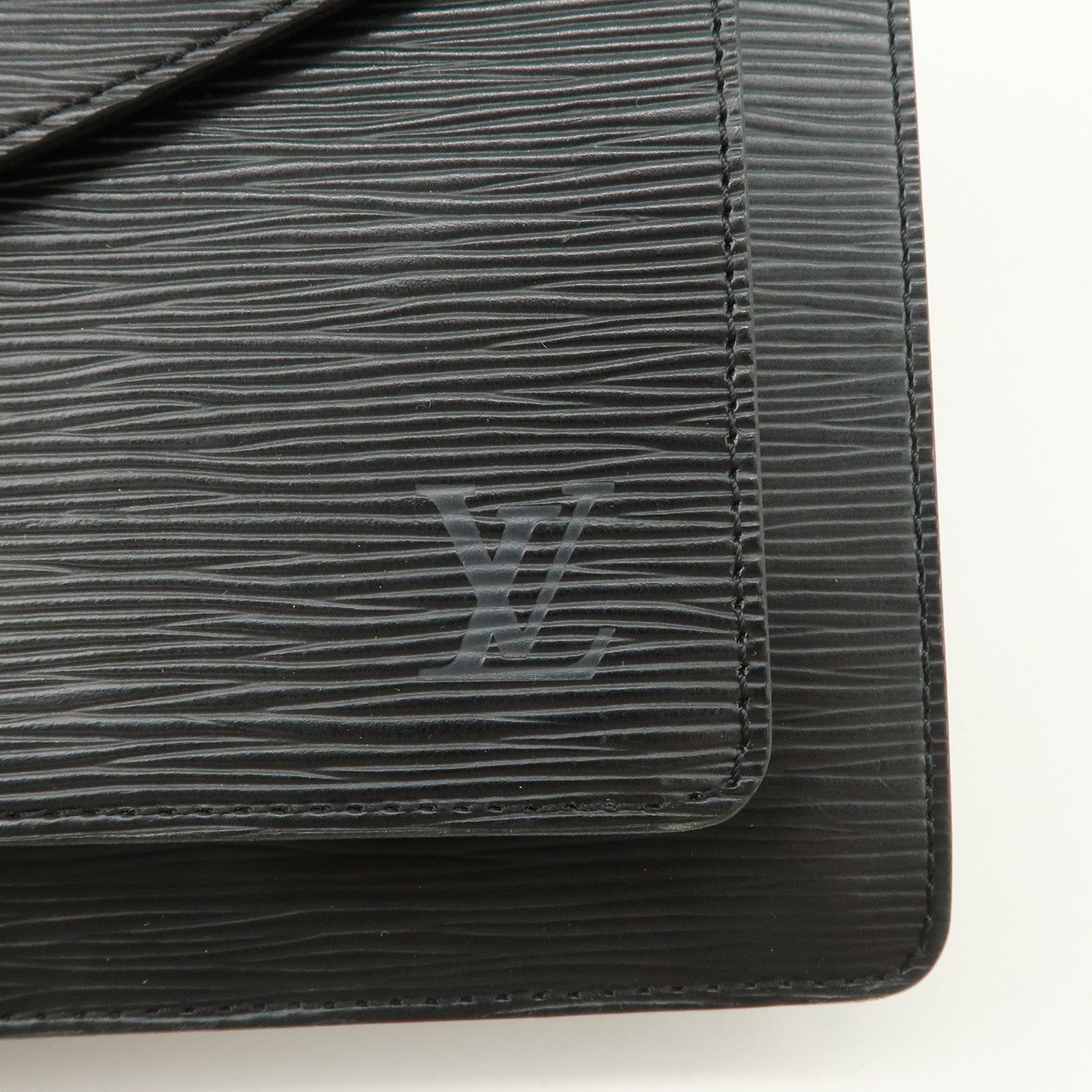 Louis Vuitton Epi Monseau 2Way Shoulder Bag Hand Bag Black M52122 Used