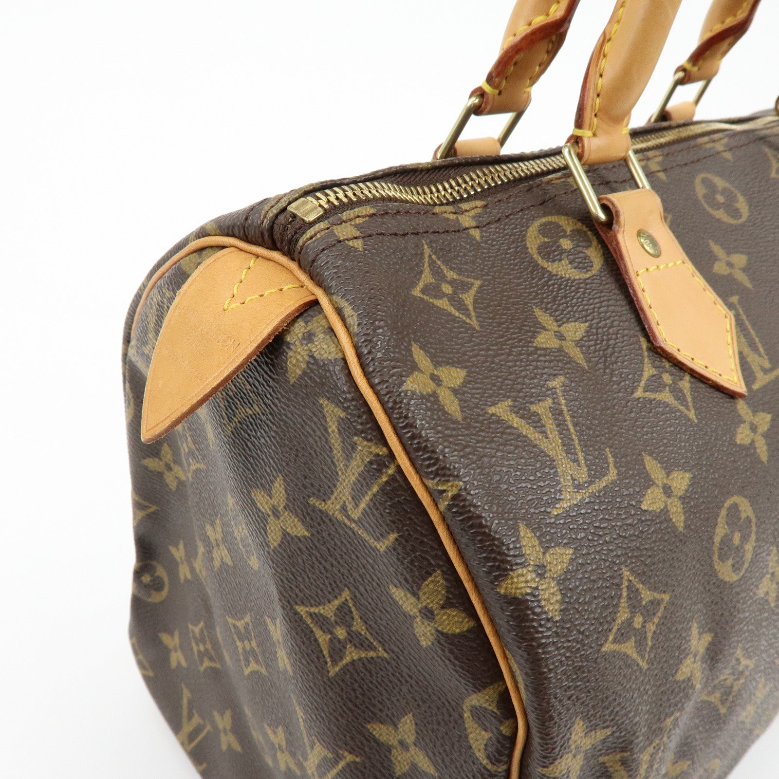 Louis Vuitton Monogram Speedy 30 Boston Bag Hand Bag Brown M41526