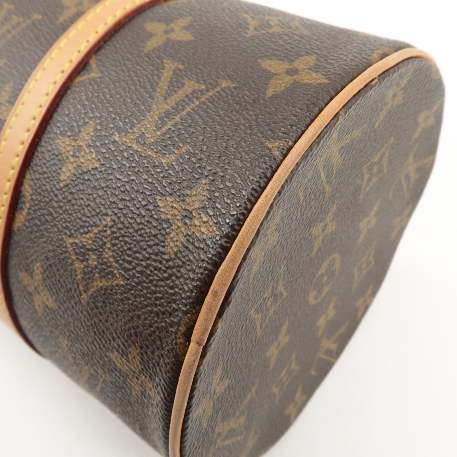 Louis Vuitton Monogram Canvas Leather Papillon 30 Brown M51385 Used