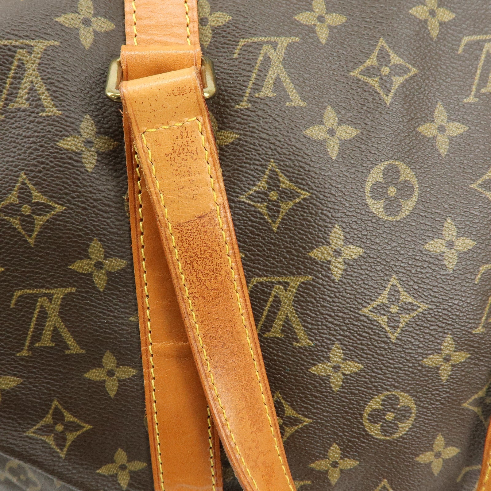 Louis Vuitton Monogram Sac Souple 45 Boston Bag Brown M41624