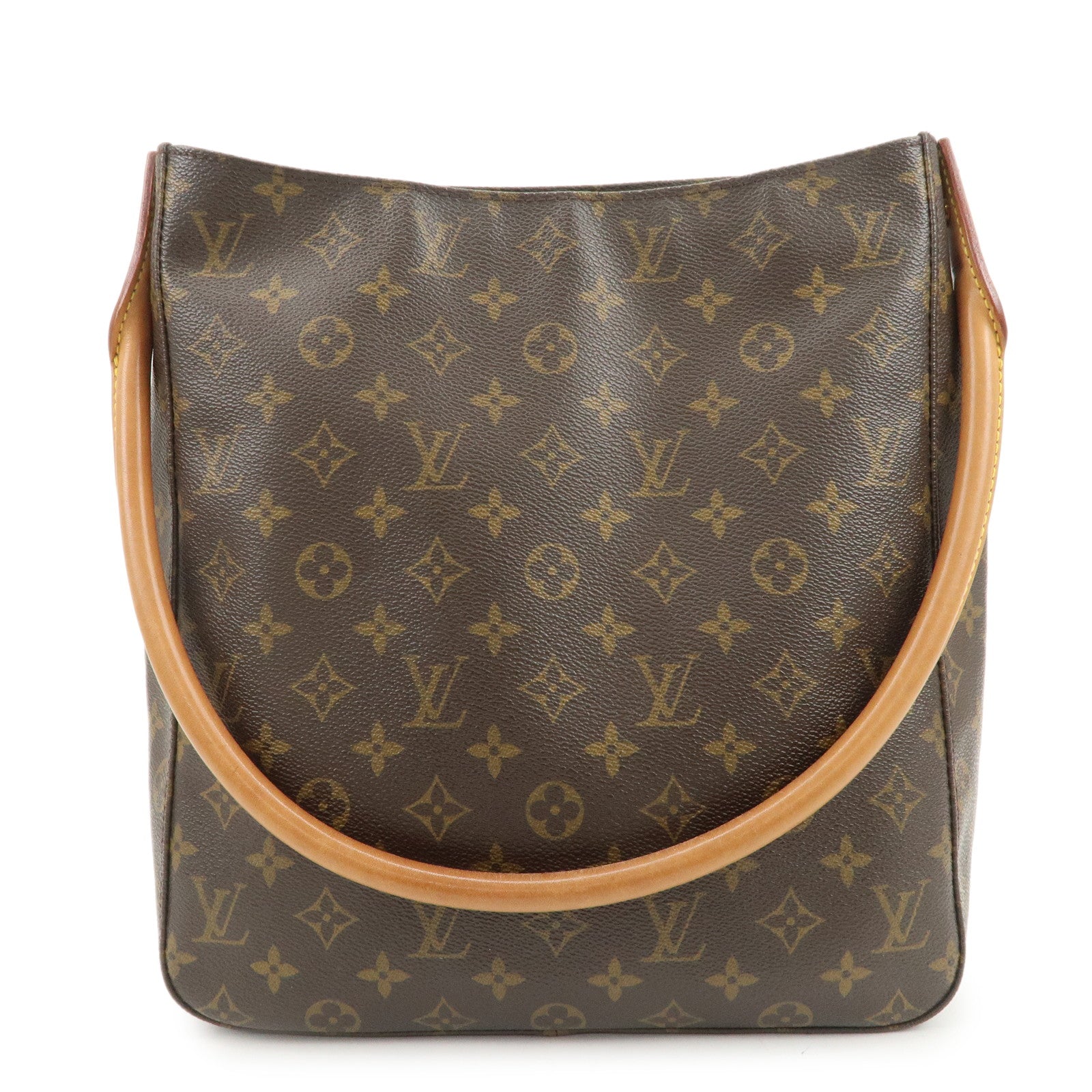Louis Vuitton Monogram Looping GM Shoulder Bag Brown M51145
