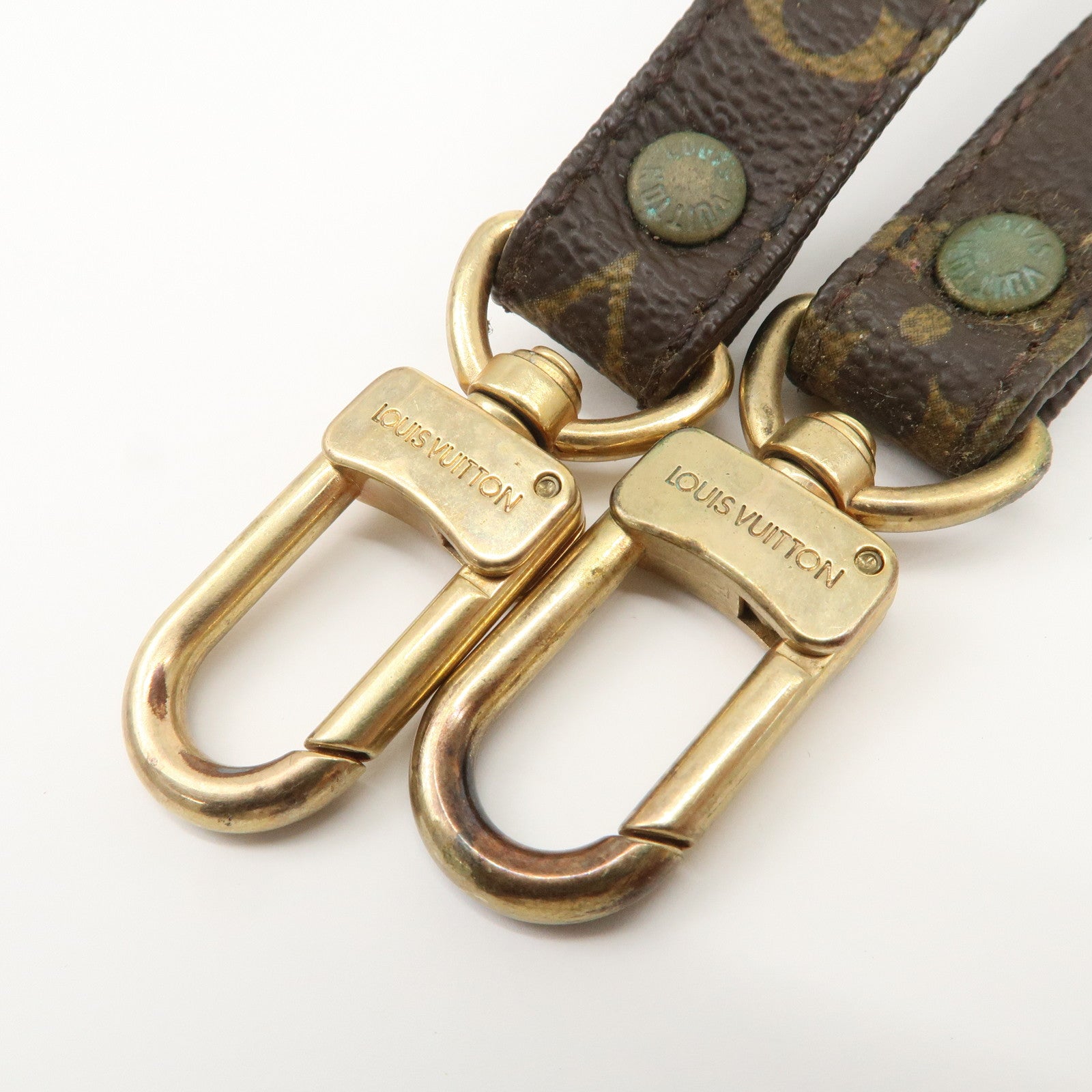 Louis Vuitton Monogram Canvas Shoulder Strap 100cm Brown J75011