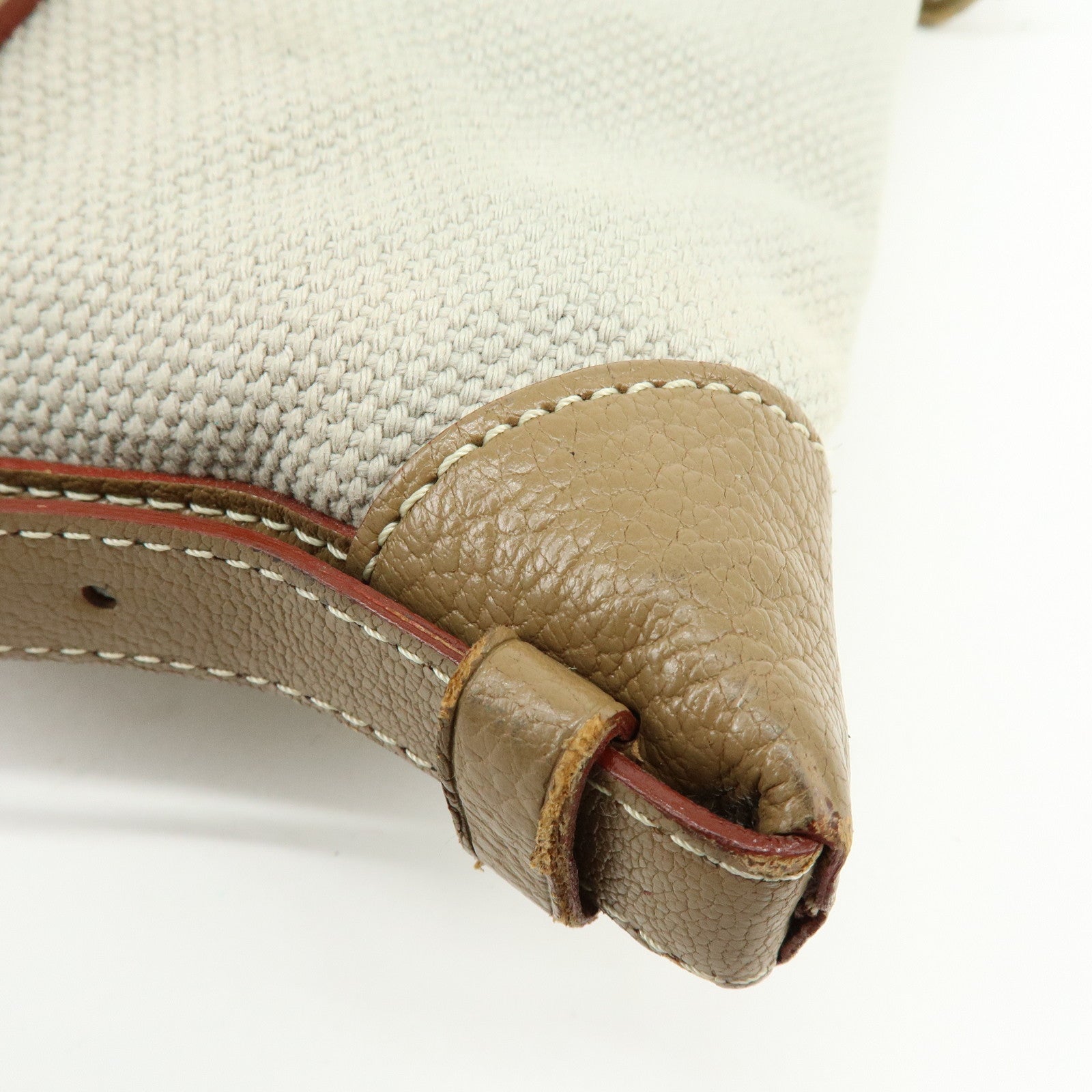 Louis Vuitton Antigua Poaplum GM Canvas Leather Tote Bag M48831