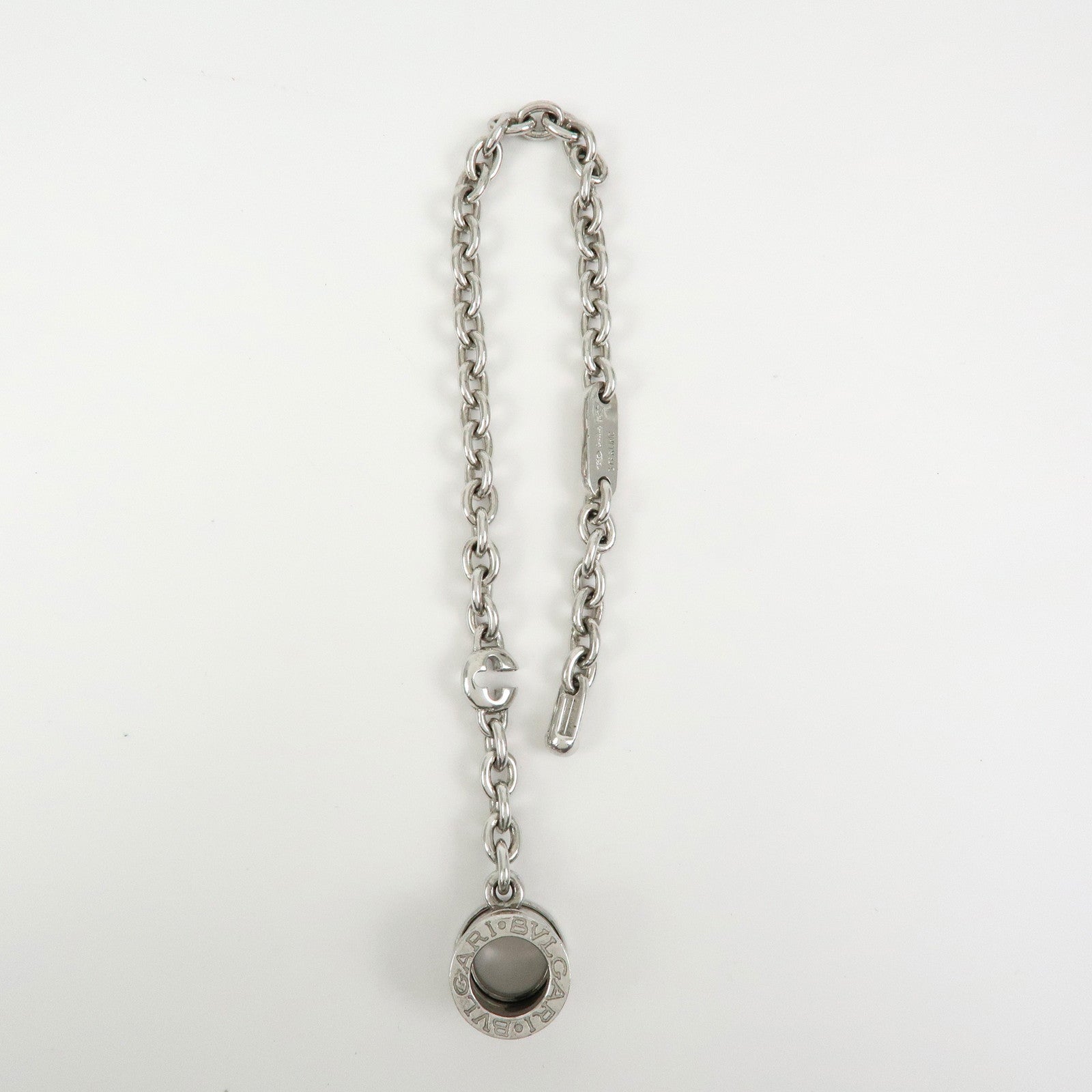 BVLGARI B-zero 1 SV925 Bag Charm Key Chain Silver