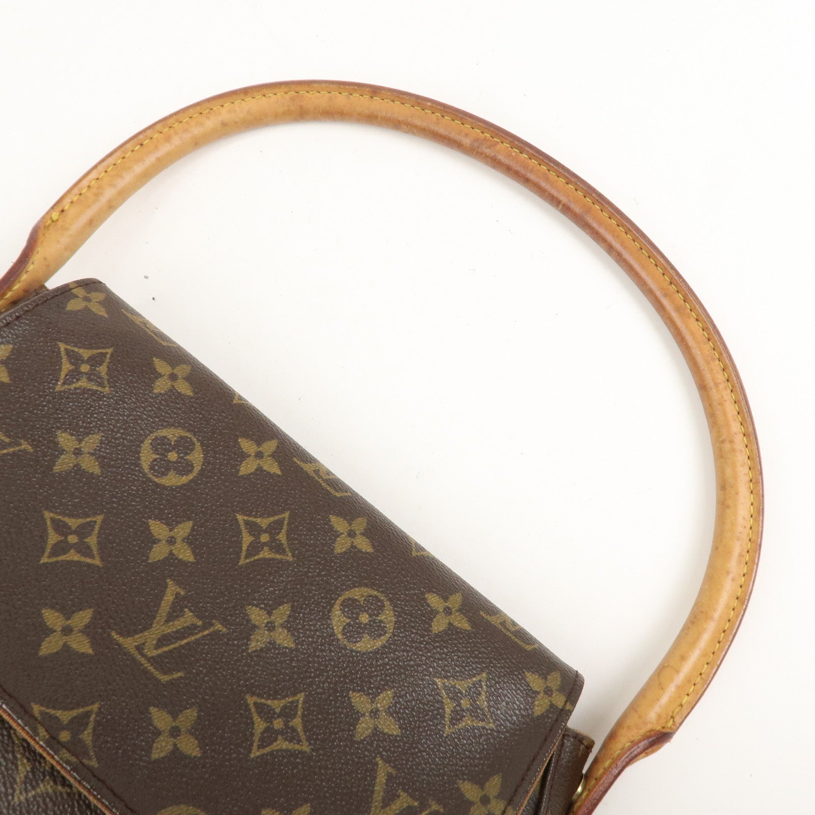Louis Vuitton Monogram Mini Looping Shoulder Bag Brown M51147