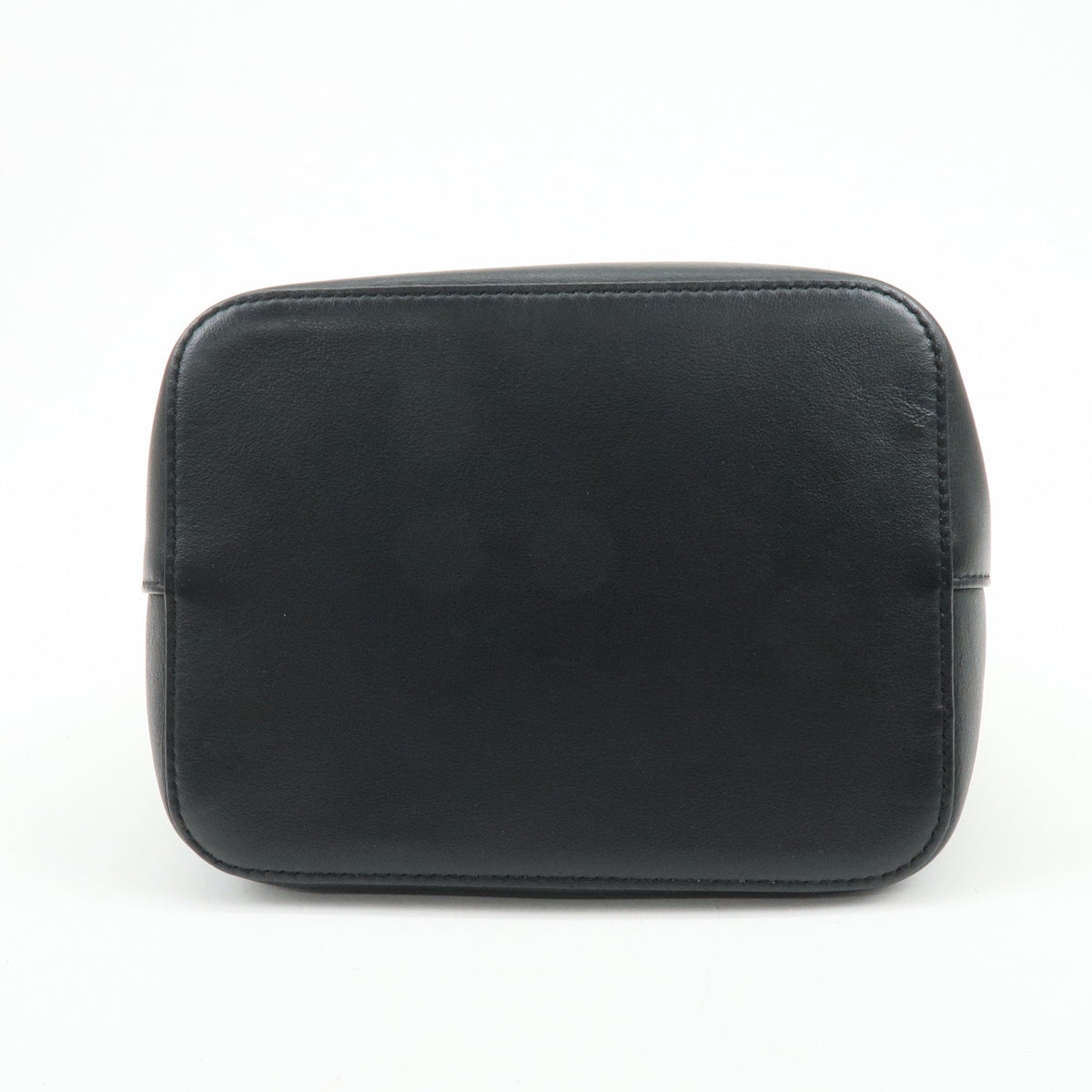 FENDI Mon Tresor Leather 2Way Bag Hand Bag Shoulder Bag Black Red