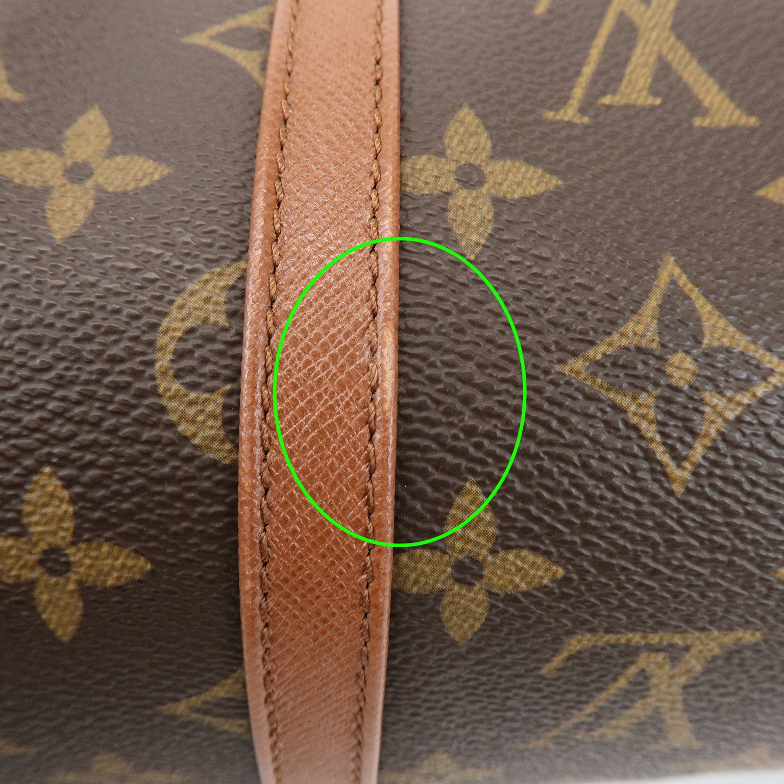 Louis Vuitton Monogram Papillon 30 Hand Bag Brown M51365