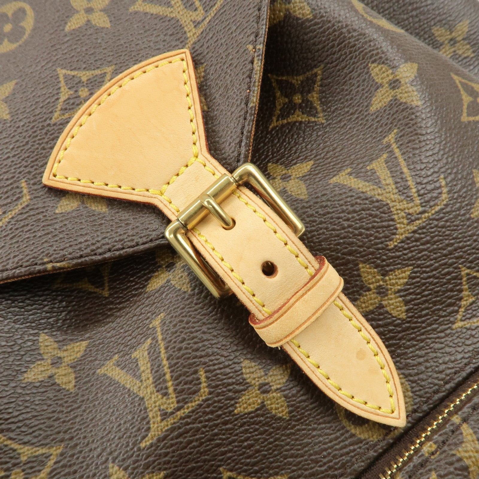 Louis Vuitton Monogram Canvas Montsouris MM Backpack Brown M51136