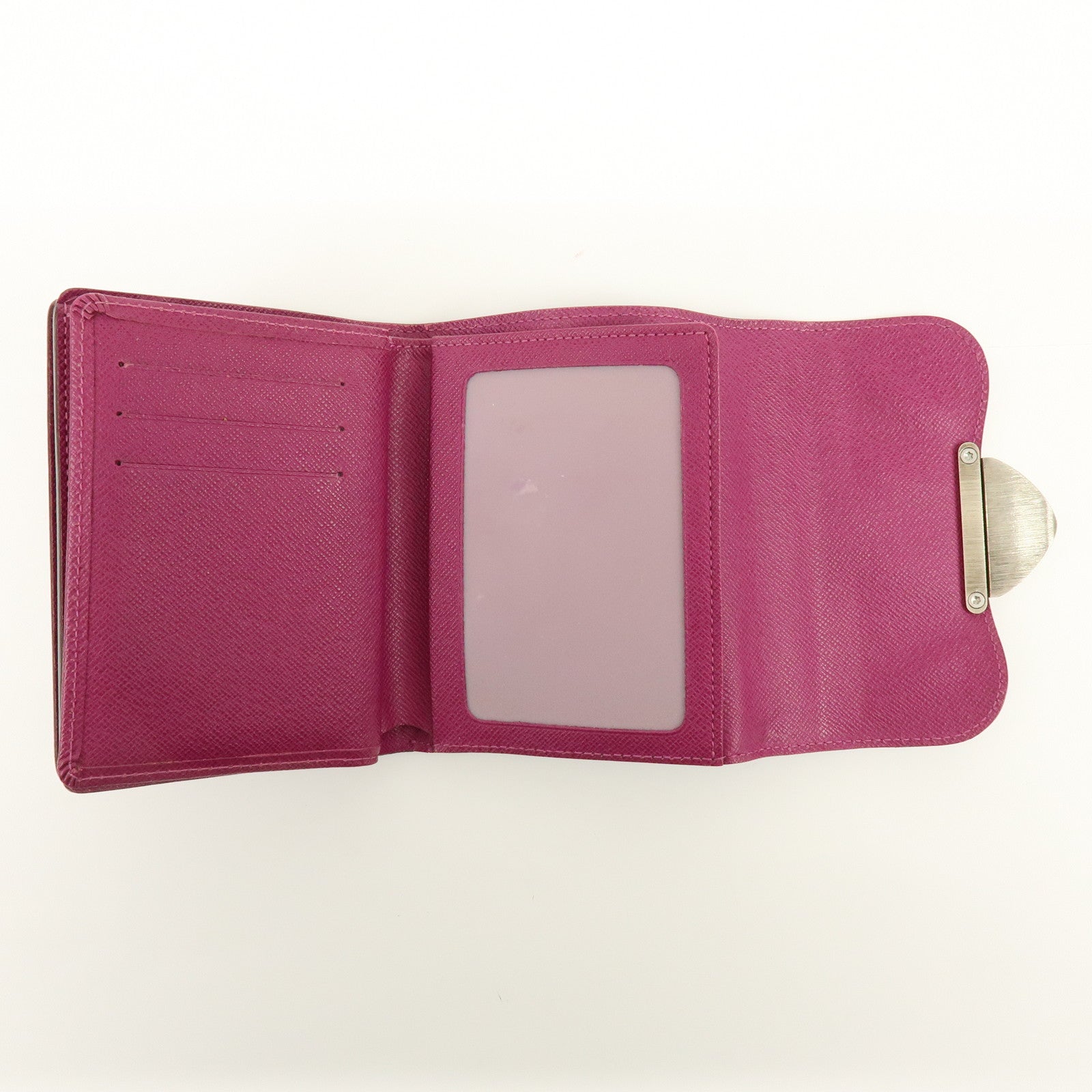 Louis Vuitton Epi Portefeuille Joy Leather Wallet Cassis M6658K