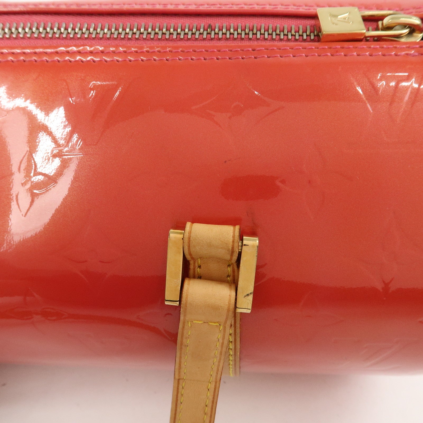 Louis Vuitton Monogram Vernis Leather Bedford Shoulder Hand Bag Framboise M9133F