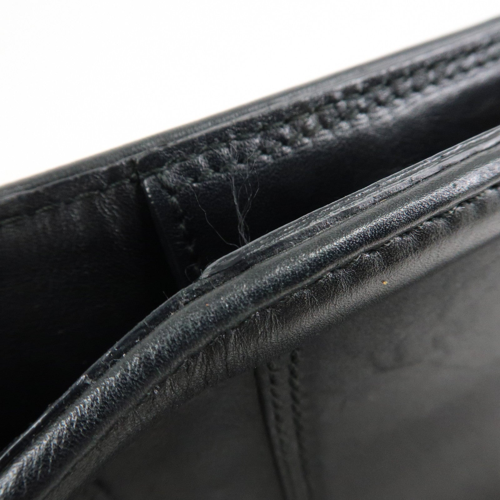 BVLGARI Leather B-Zero1 Shoulder Bag Hand Bag Black