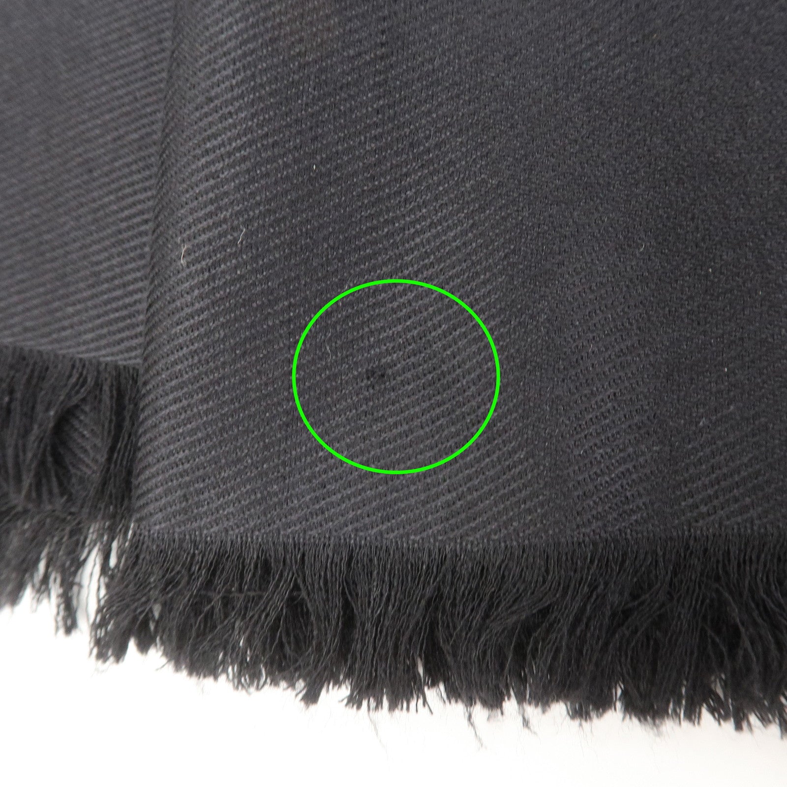 Louis Vuitton Monogram Silk Wool Shawl Anthracite Black M74752
