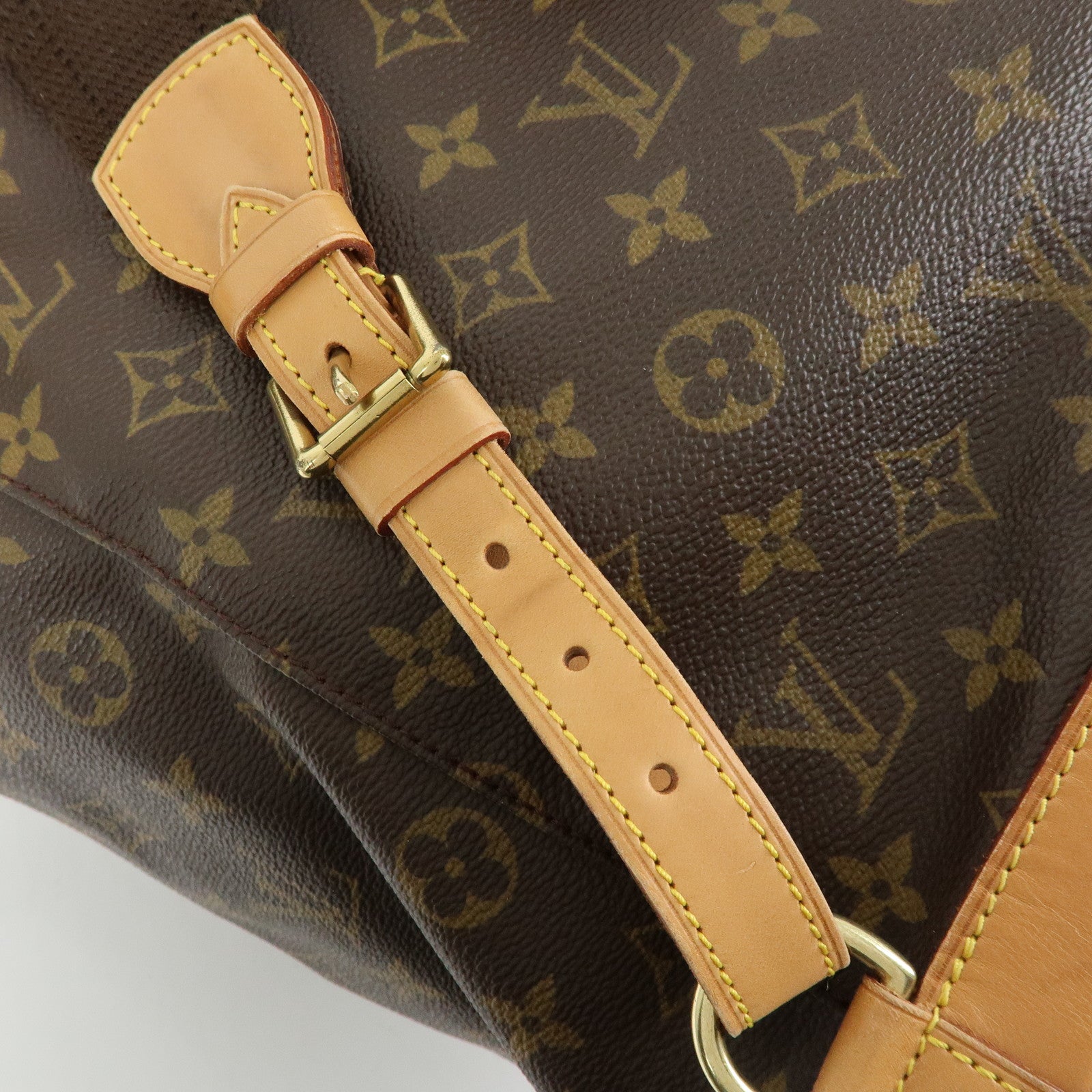Louis Vuitton Monogram Montsouris GM Backpack Rucksack Brown M51135