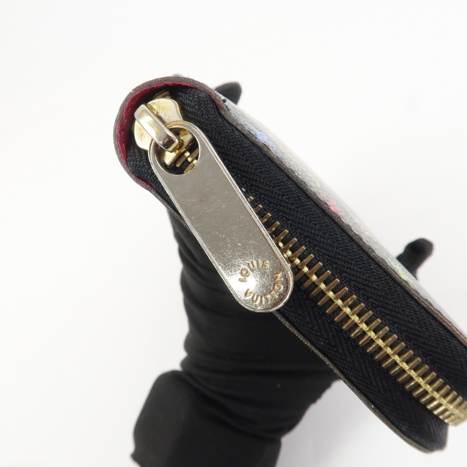 Louis Vuitton Monogram Multicolor Zippy Wallet Long Wallet Noir M60243