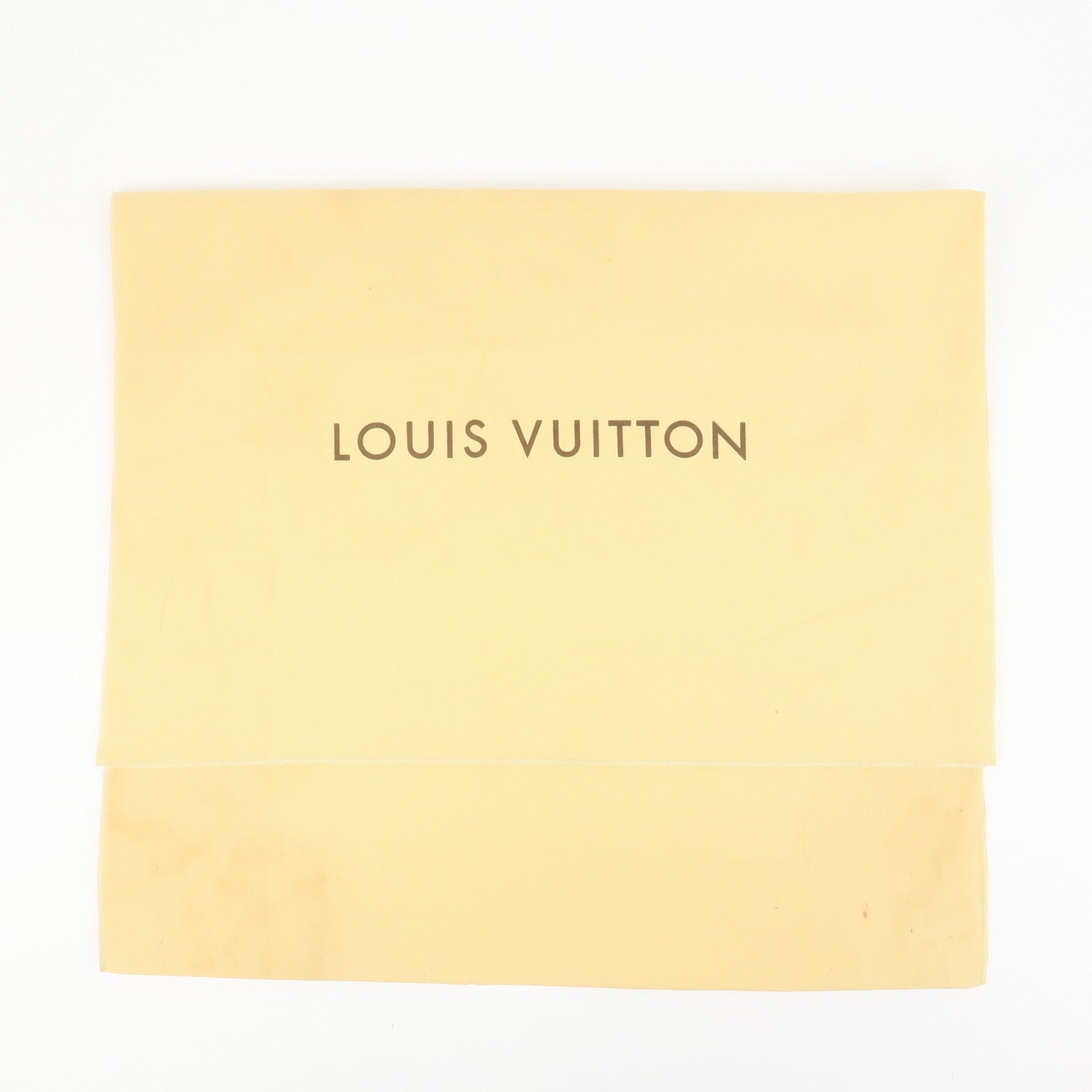 Louis Vuitton Set Of 10 Dust Bag Storage Bag Flap Style Beige