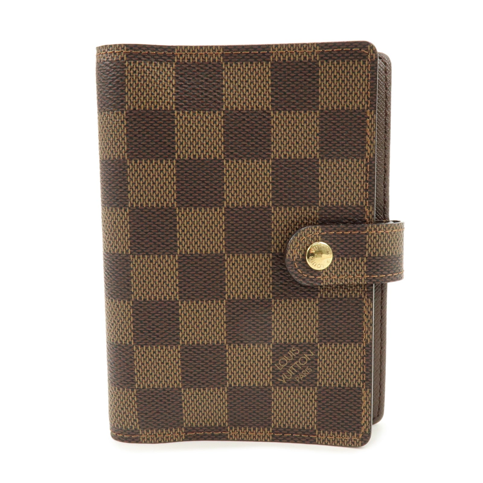 Louis Vuitton Damier Agenda PM Planner Cover Damier Ebene R20700