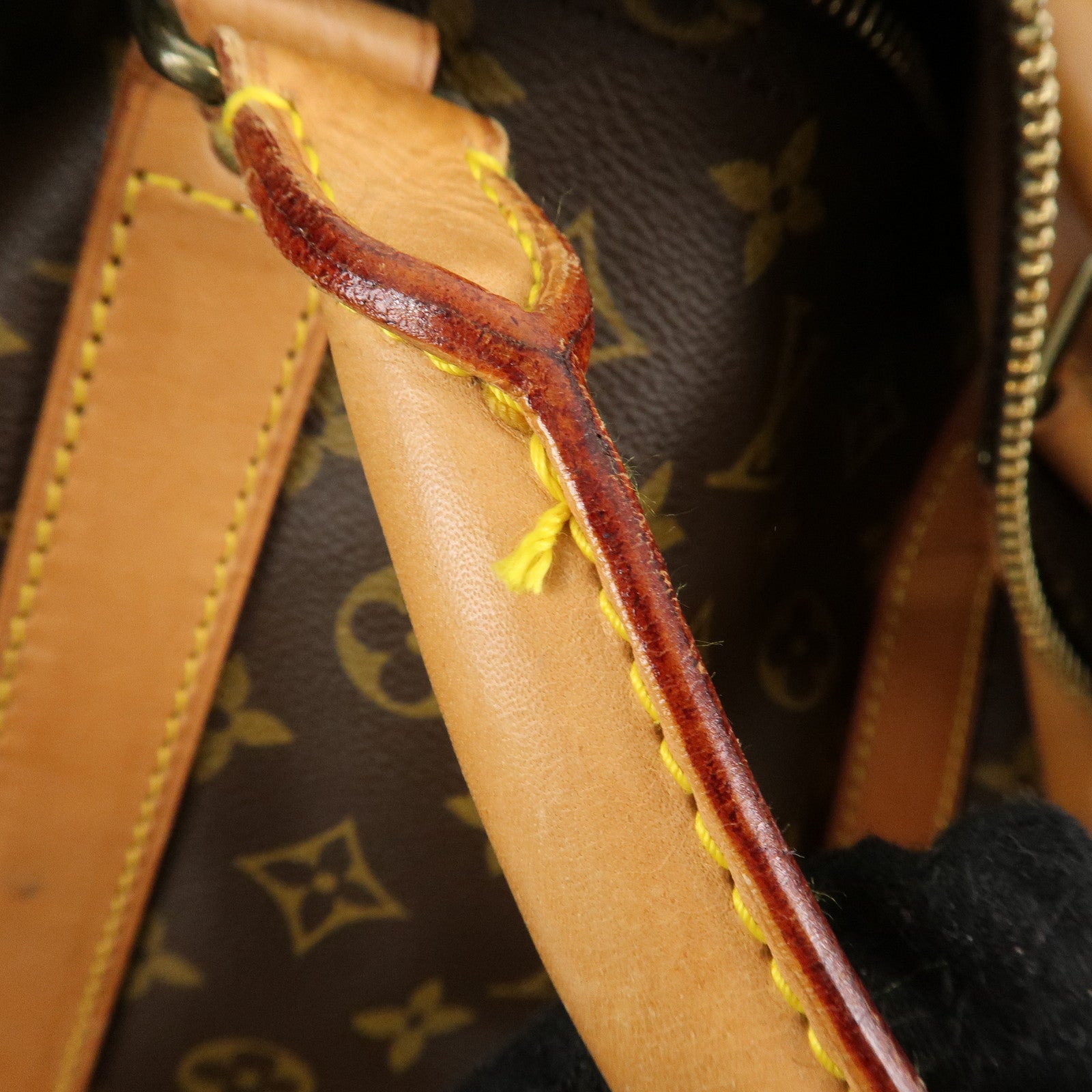 Louis Vuitton Monogram Keep All Bandouliere 60 Bag Brown M41412 Used