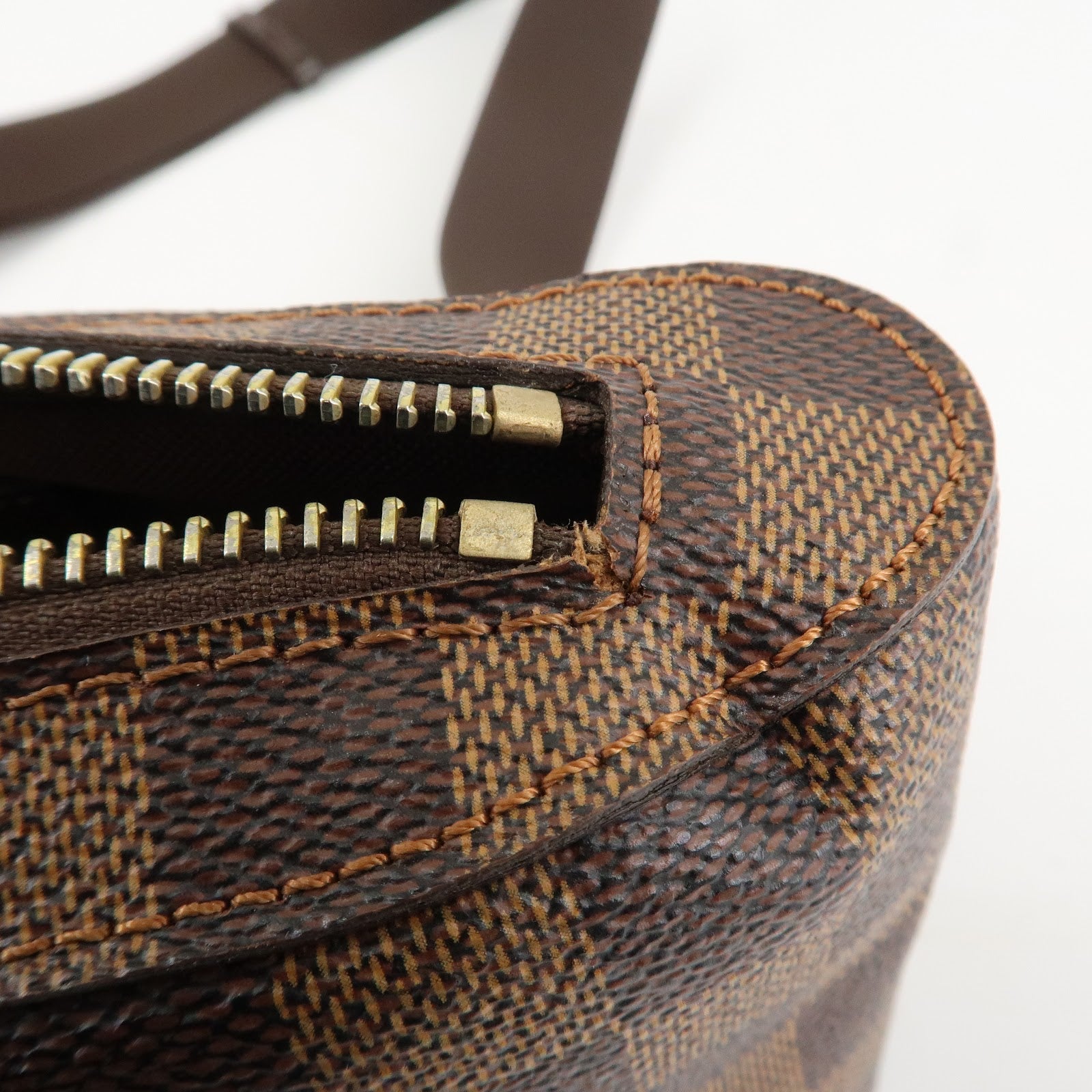 Louis Vuitton Damier Ebene Geronimos Crossbody Bag Waist Bag N51994 Used