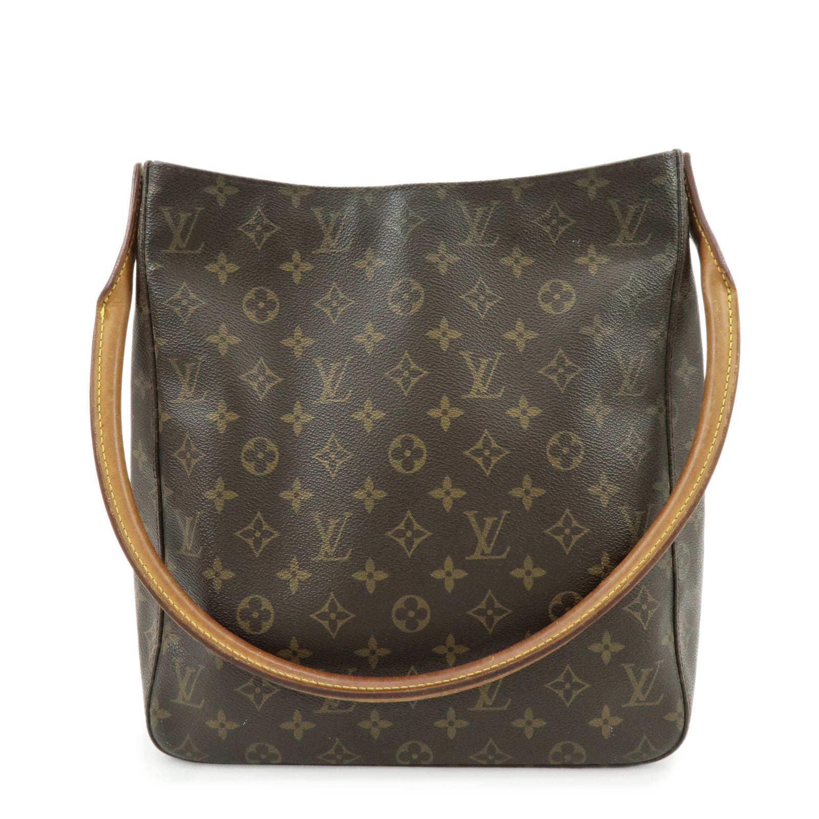 Louis Vuitton Monogram Looping GM Shoulder Bag Brown M51145