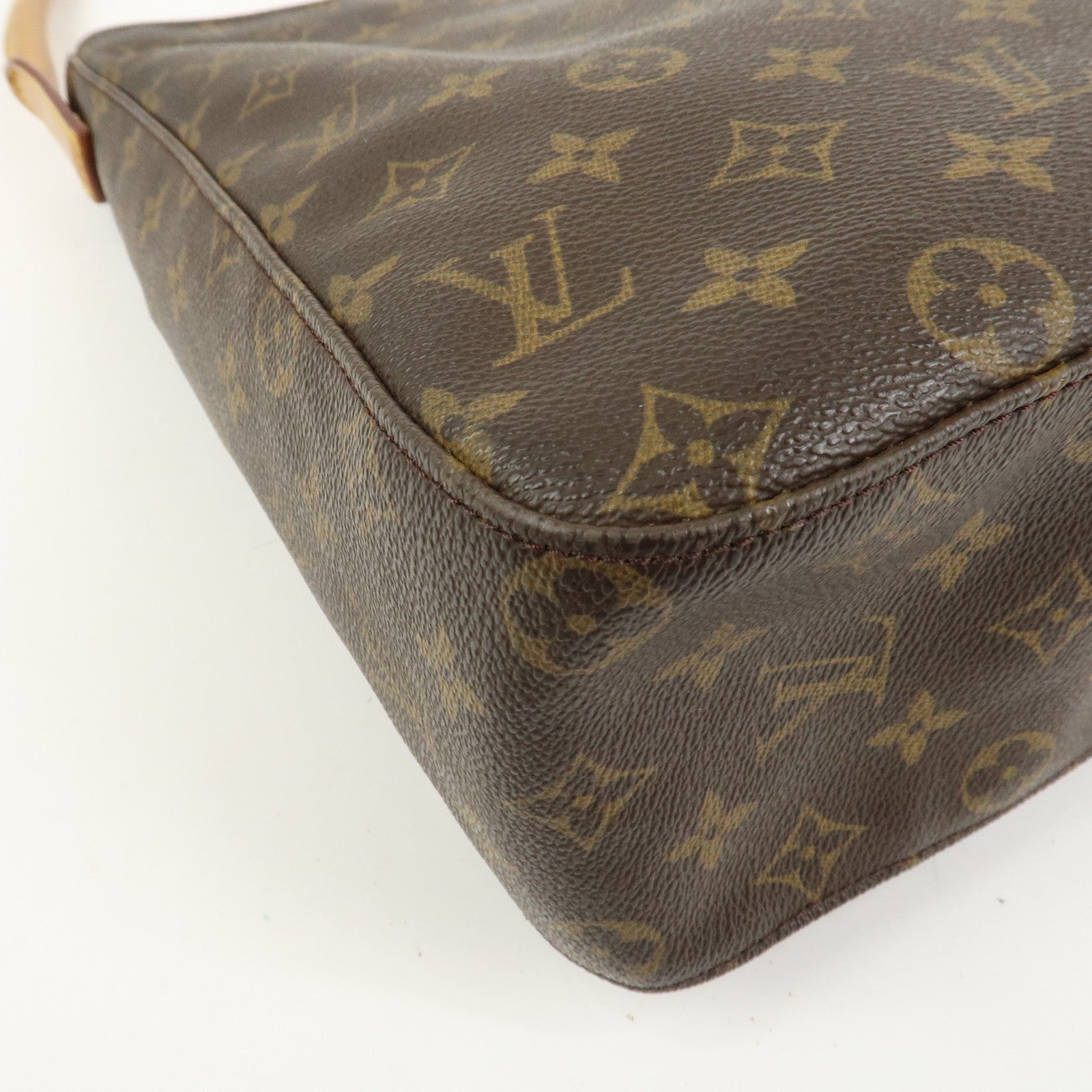 Louis Vuitton Monogram Looping GM Shoulder Bag Brown M51145