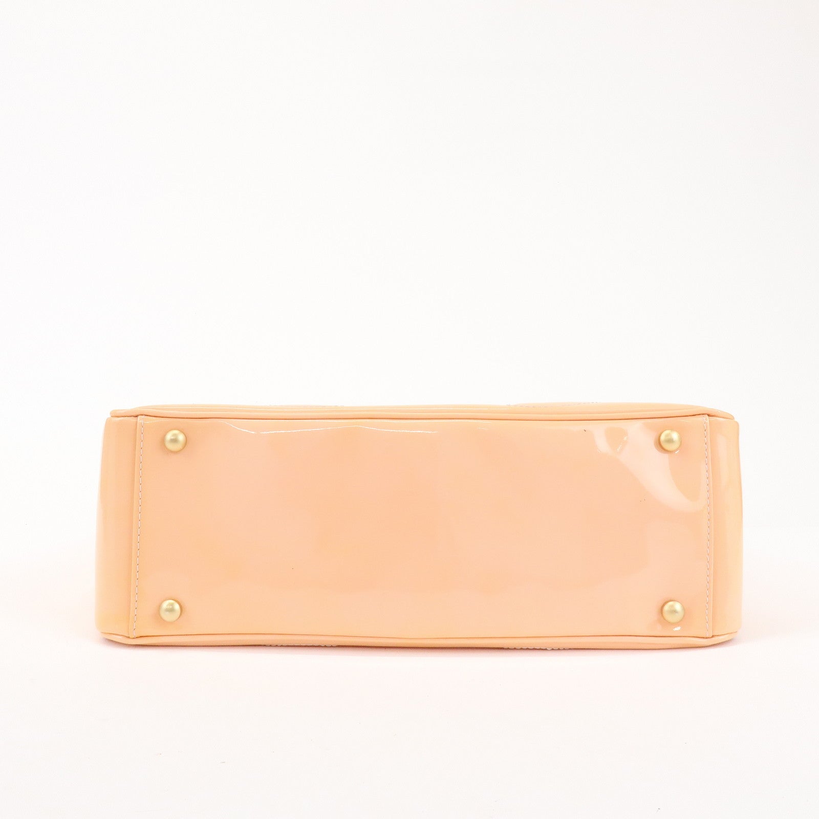 CHANEL COCOMark Patent Leather Tote Bag Shoulder Bag Pink