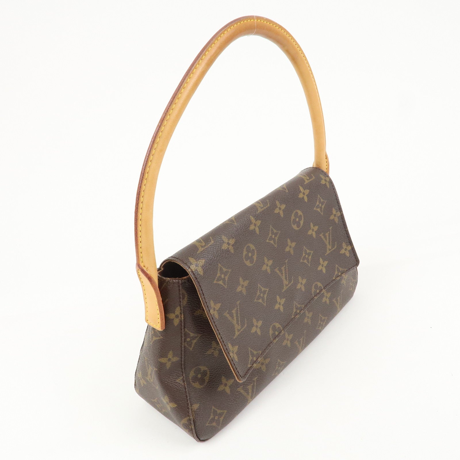 Louis Vuitton Monogram Mini Looping Shoulder Bag Brown M51147