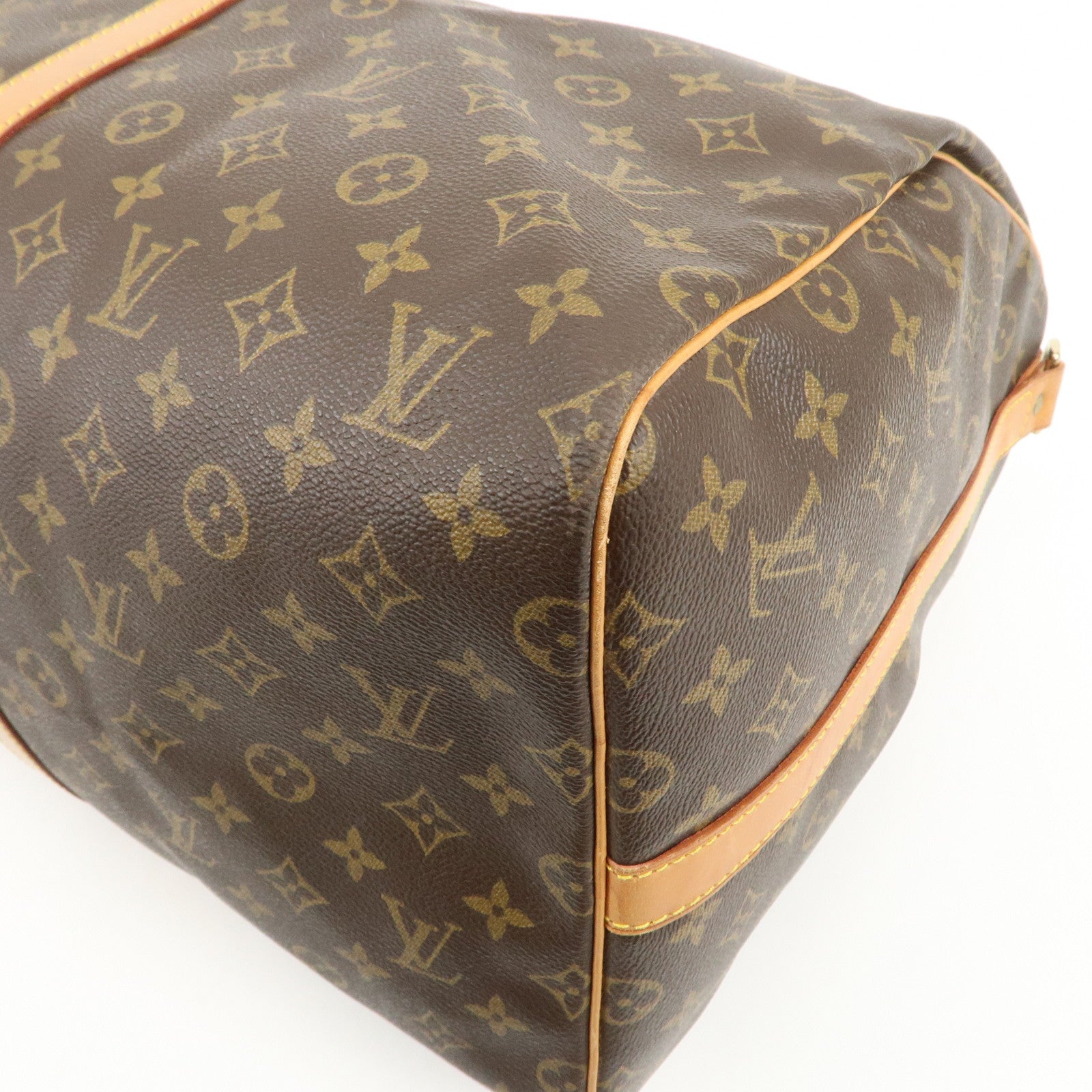 Louis Vuitton Monogram Keep All Bandouliere 55 Boston Bag M41414