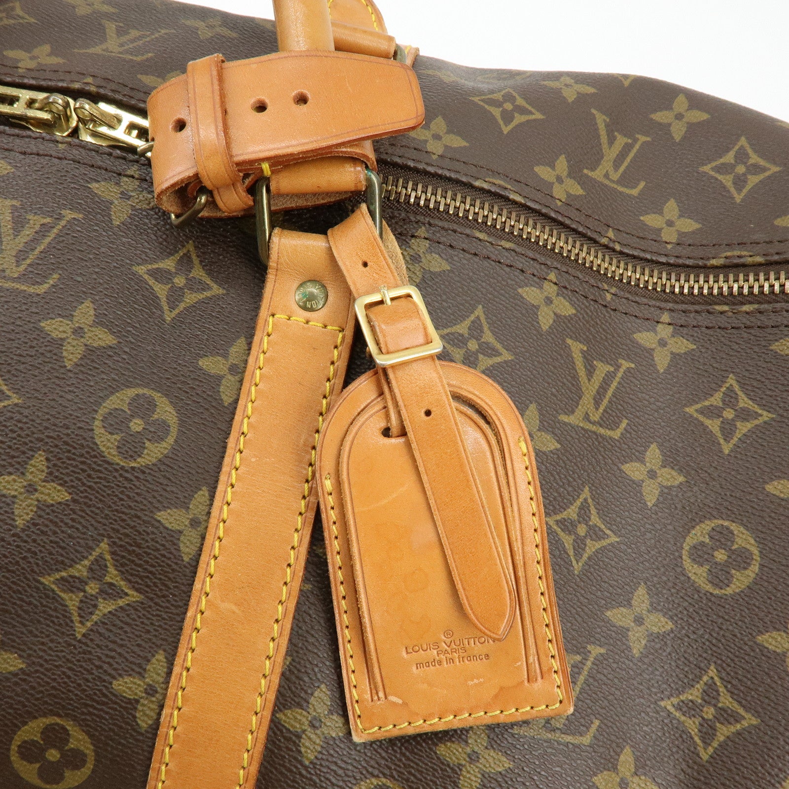 Louis Vuitton Monogram Keep All Bandouliere 60 Boston Bag M41412