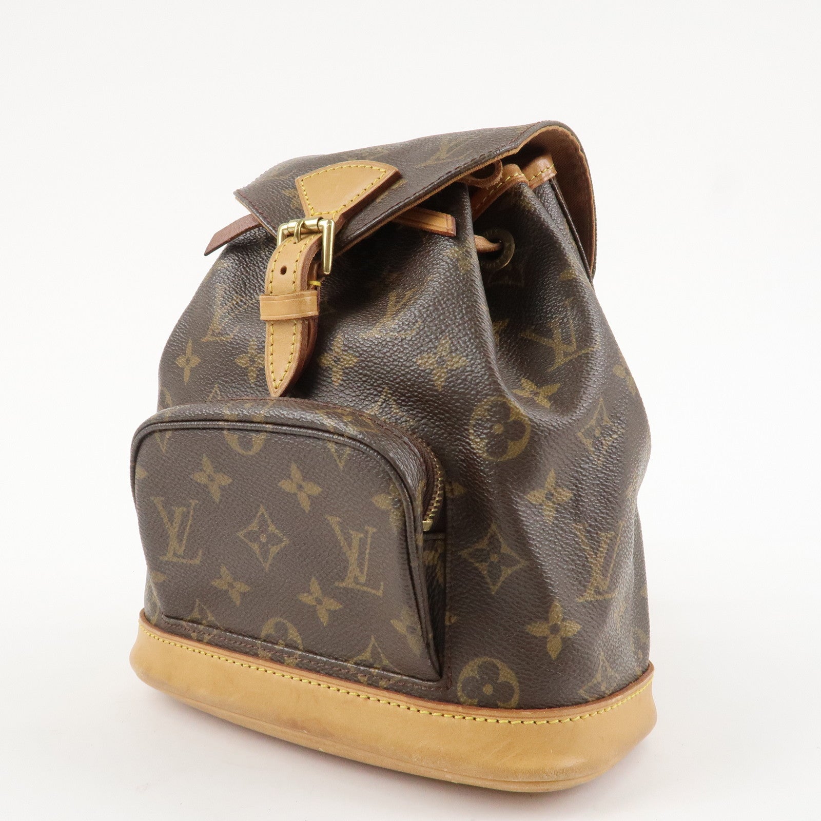 Louis Vuitton Monogram Mini Montsouris Back Pack Brown M51137 Used