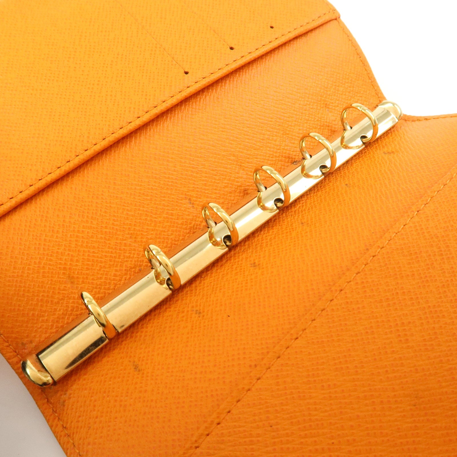 Louis Vuitton Epi Leather Agenda PM Planner Cover Mandarin R2005H