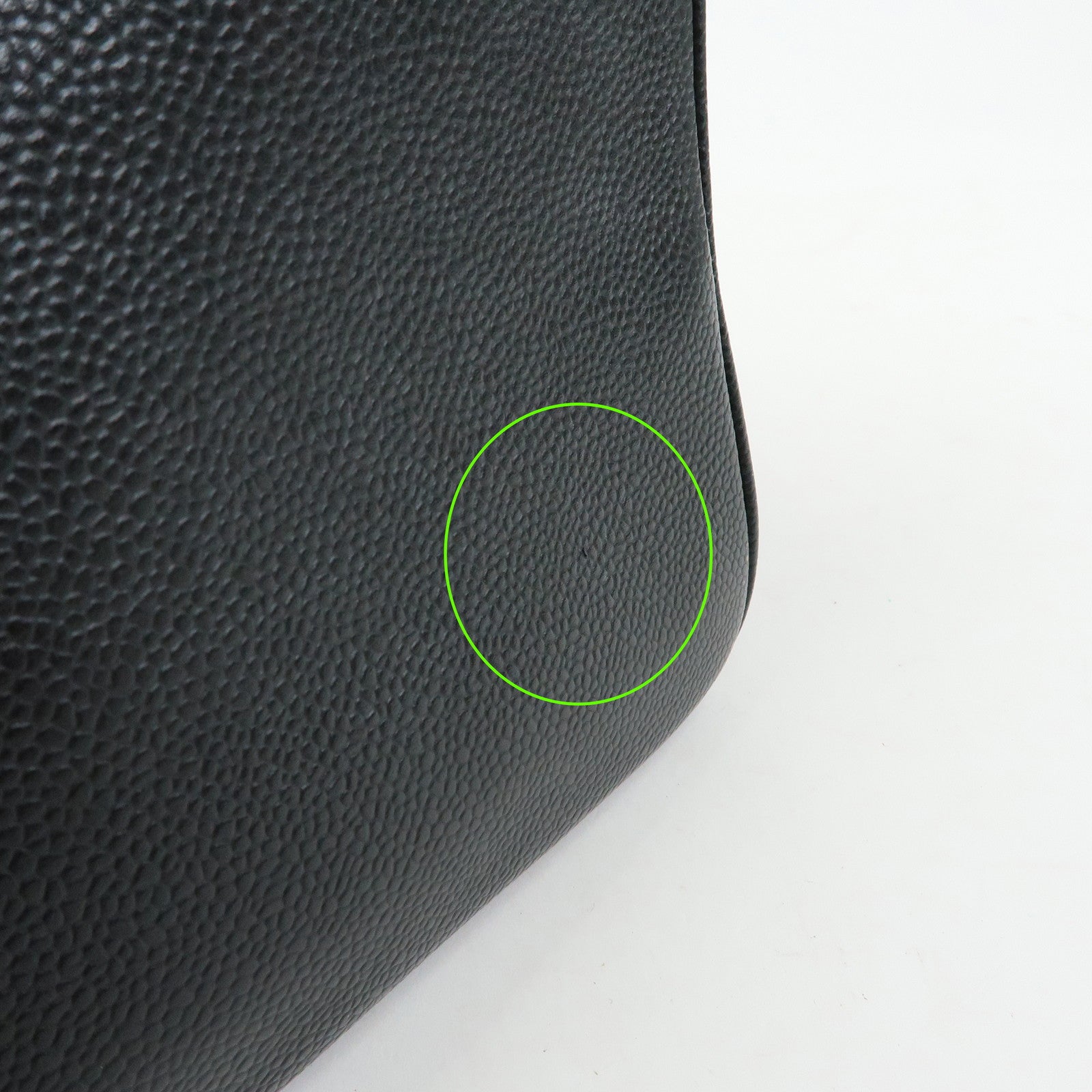 CHANEL Matelasse COCO Mark Medallion Caviar Skin Tote Bag A01804