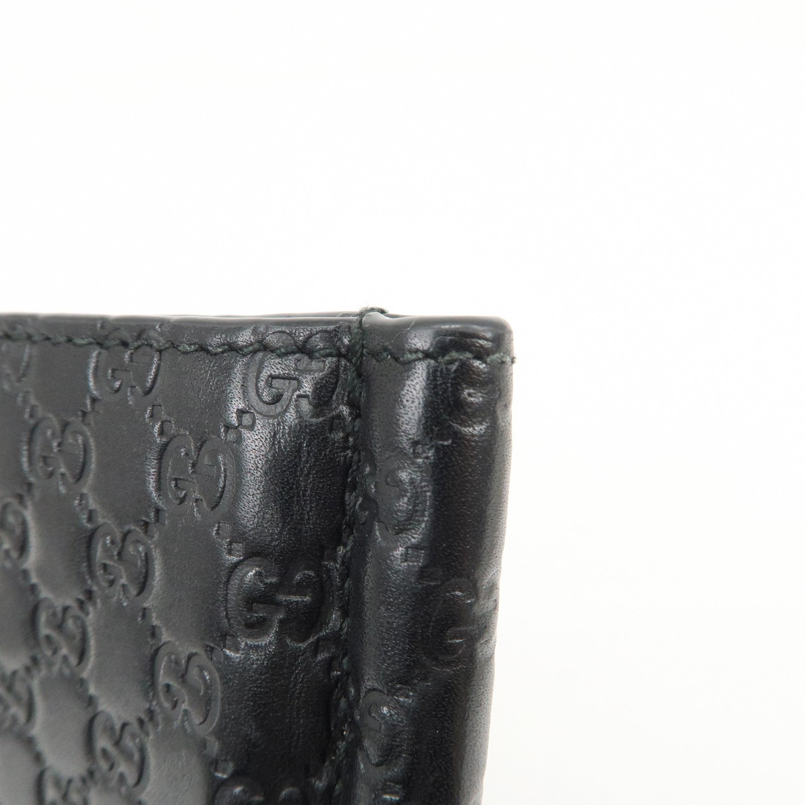 GUCCI Micro Guccissima Leather Bi-fold Wallet Card Case 544478