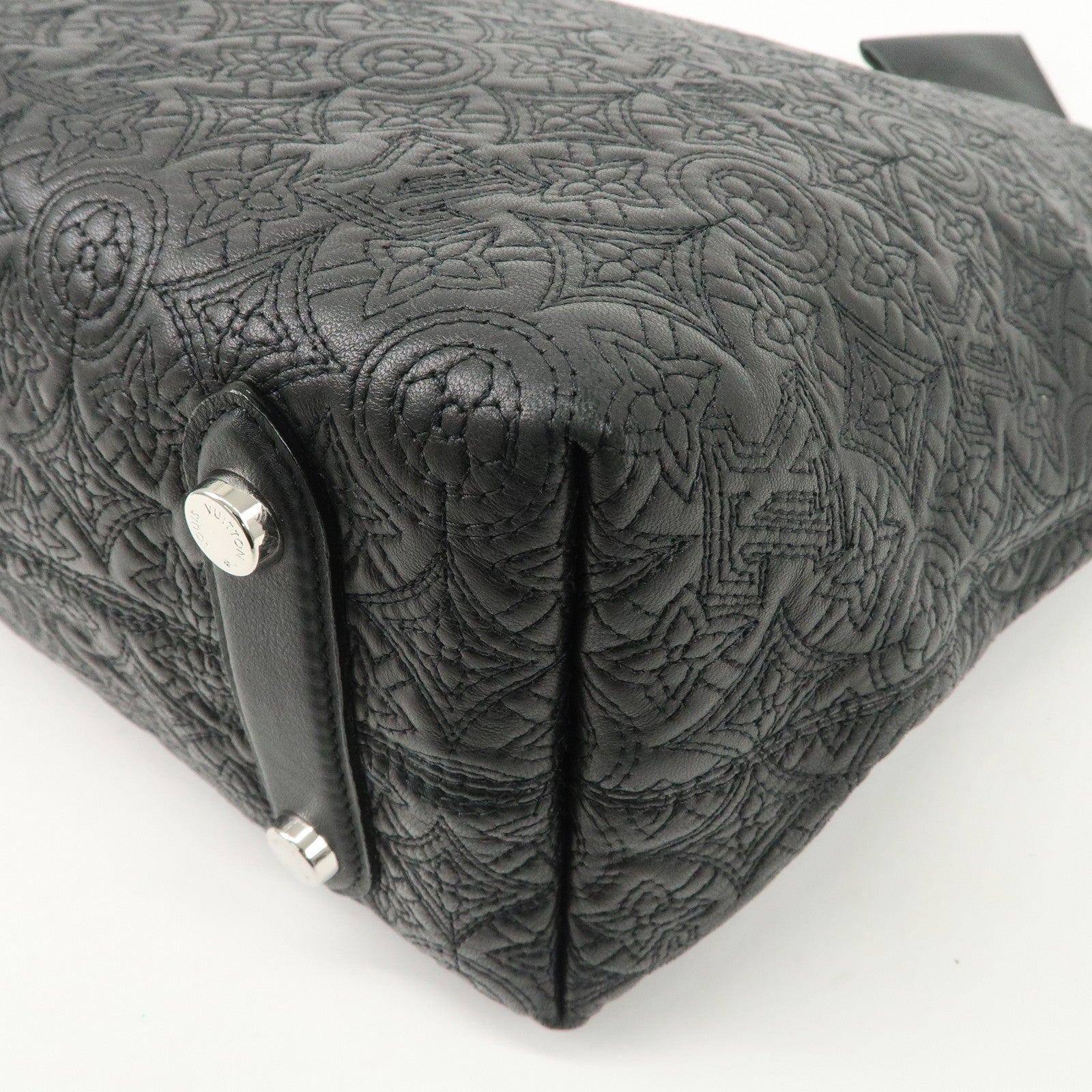 Louis Vuitton Monogram Antia Hobo PM Leather Shoulder Bag Noir M93833 Used