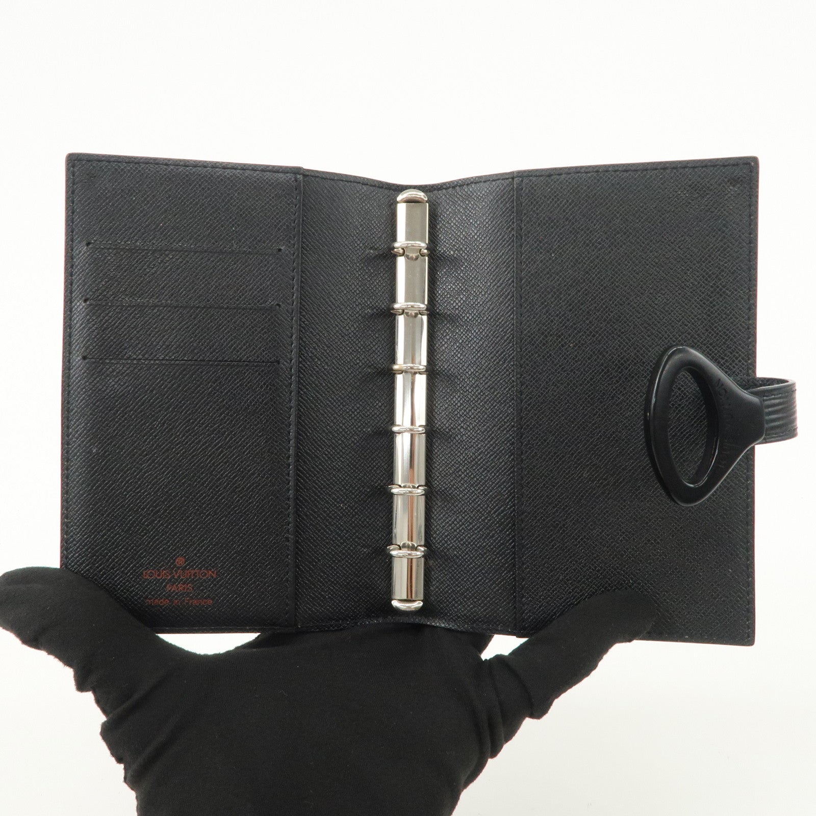 Louis Vuitton Epi Z Agenda PM Planner Cover Noir R20092