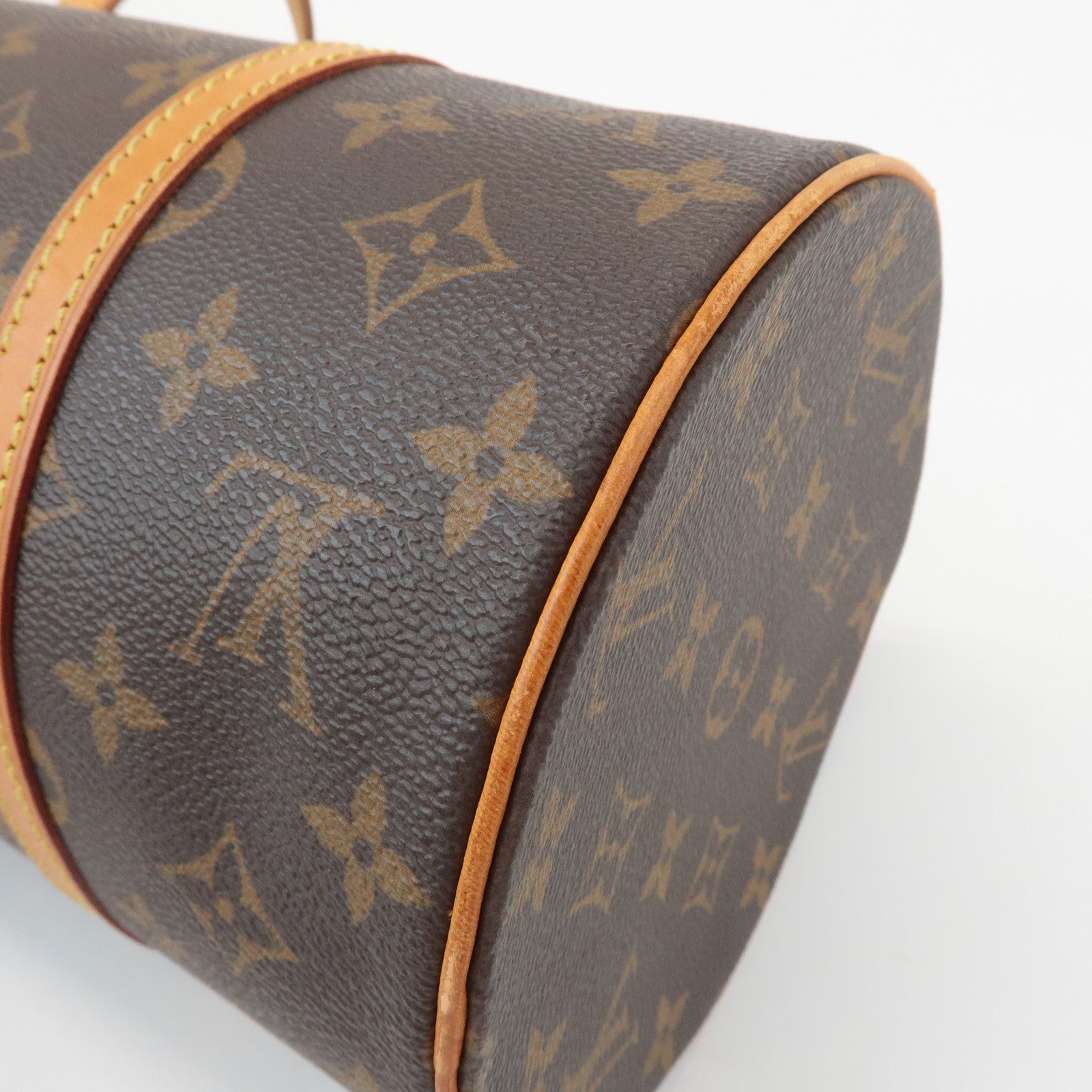 Louis Vuitton Monogram Papillon 30 Hand Bag New Style Brown M51385