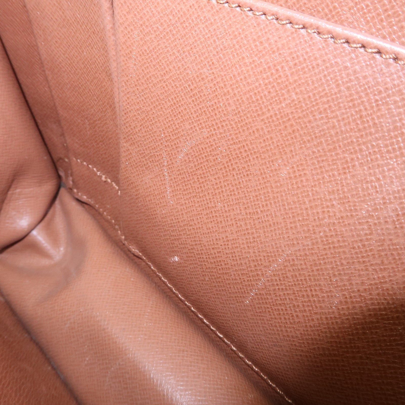 Louis Vuitton Monogram Pochette Damme PM Clutch Bag Brown M51812