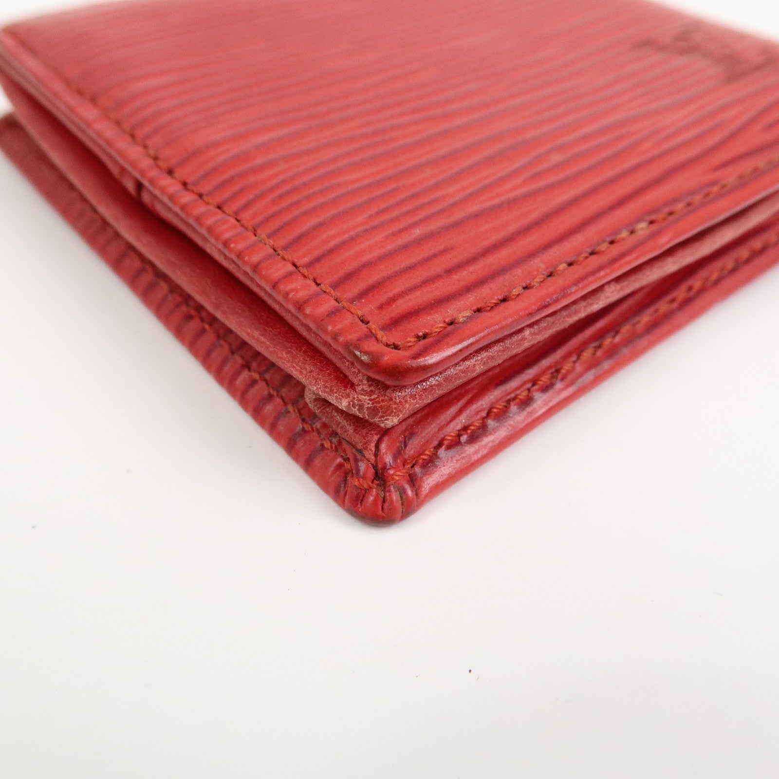 Louis Vuitton Epi Leather Porte Monnaie Boite Castilian Red M63697