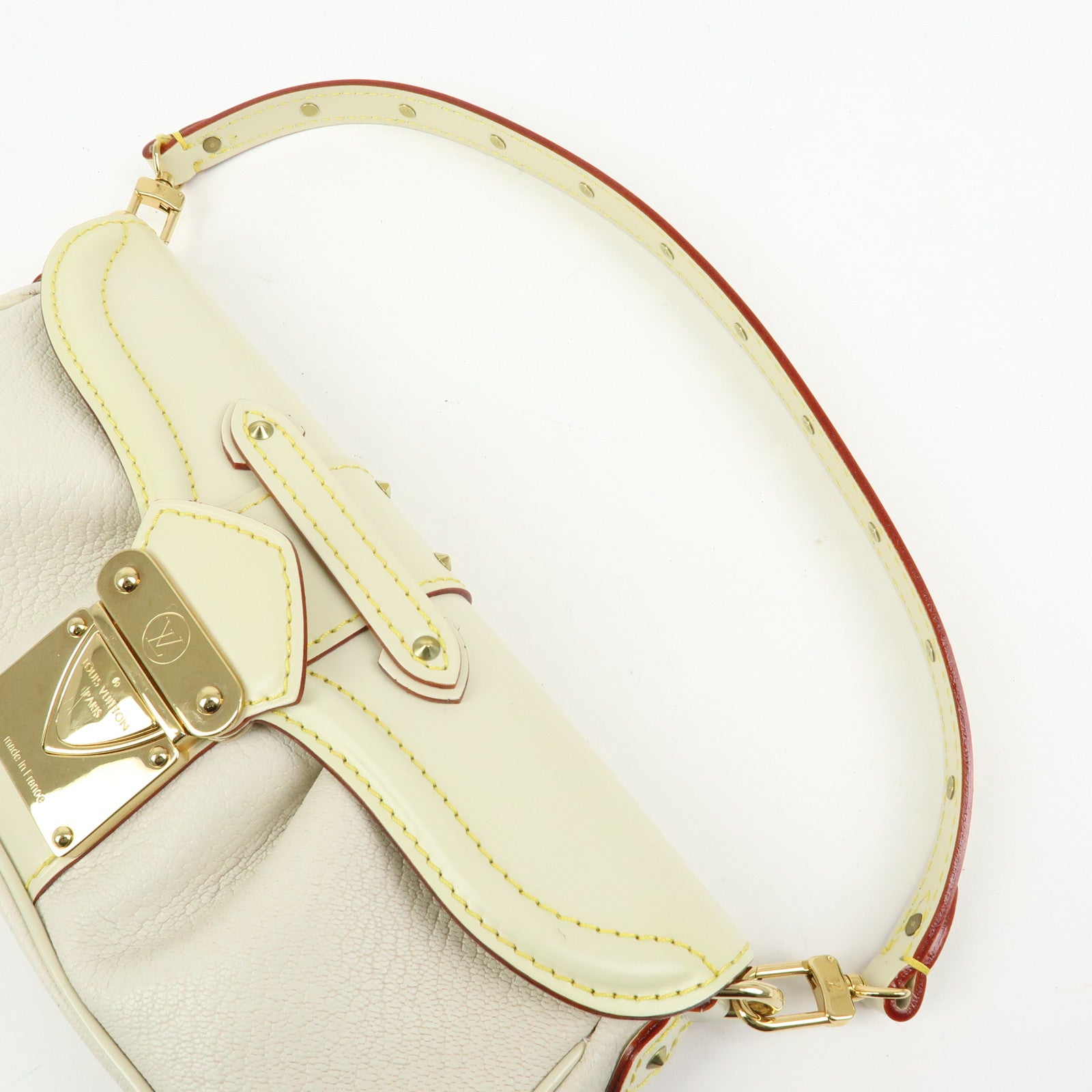 Louis Vuitton Suhali Le Precieux Leather Hand Bag Blanc M91774