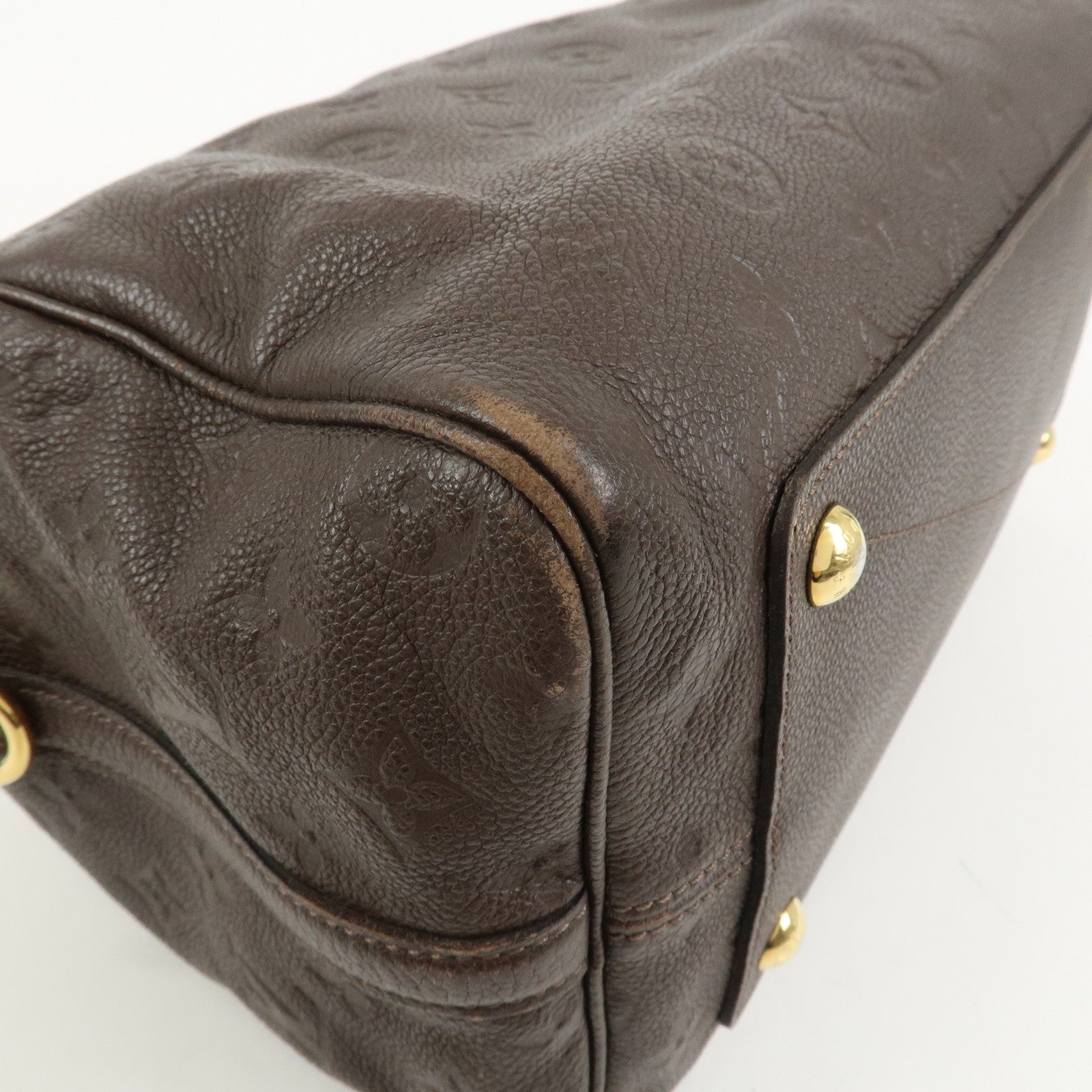 Louis Vuitton Monogram Empreinte Speedy 30 Bandouliere Terre M40751