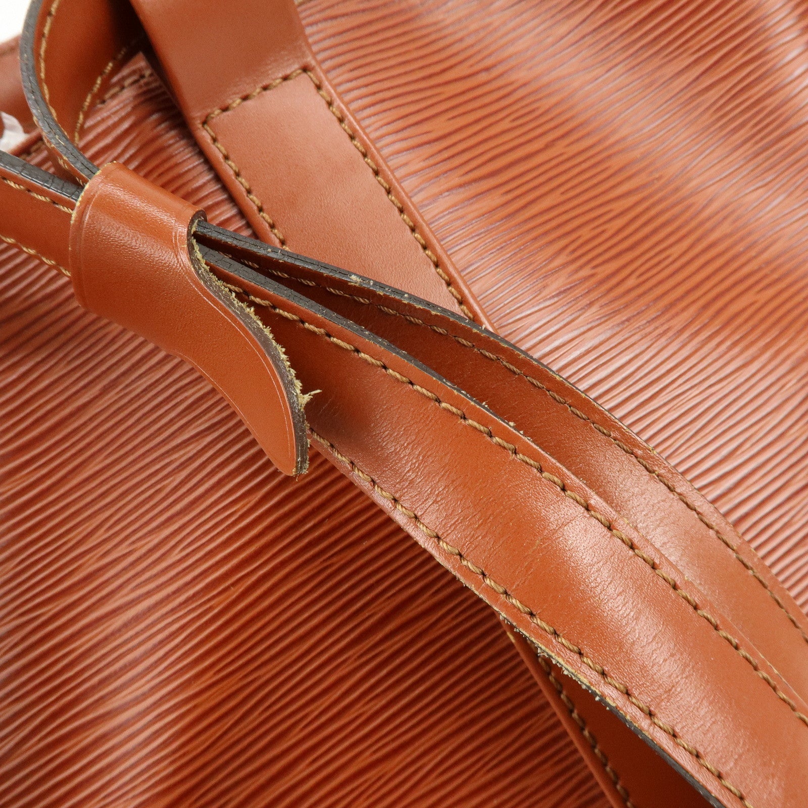 Louis Vuitton Epi Randonnee PM Shoulder Bag Kenya Brown M52353