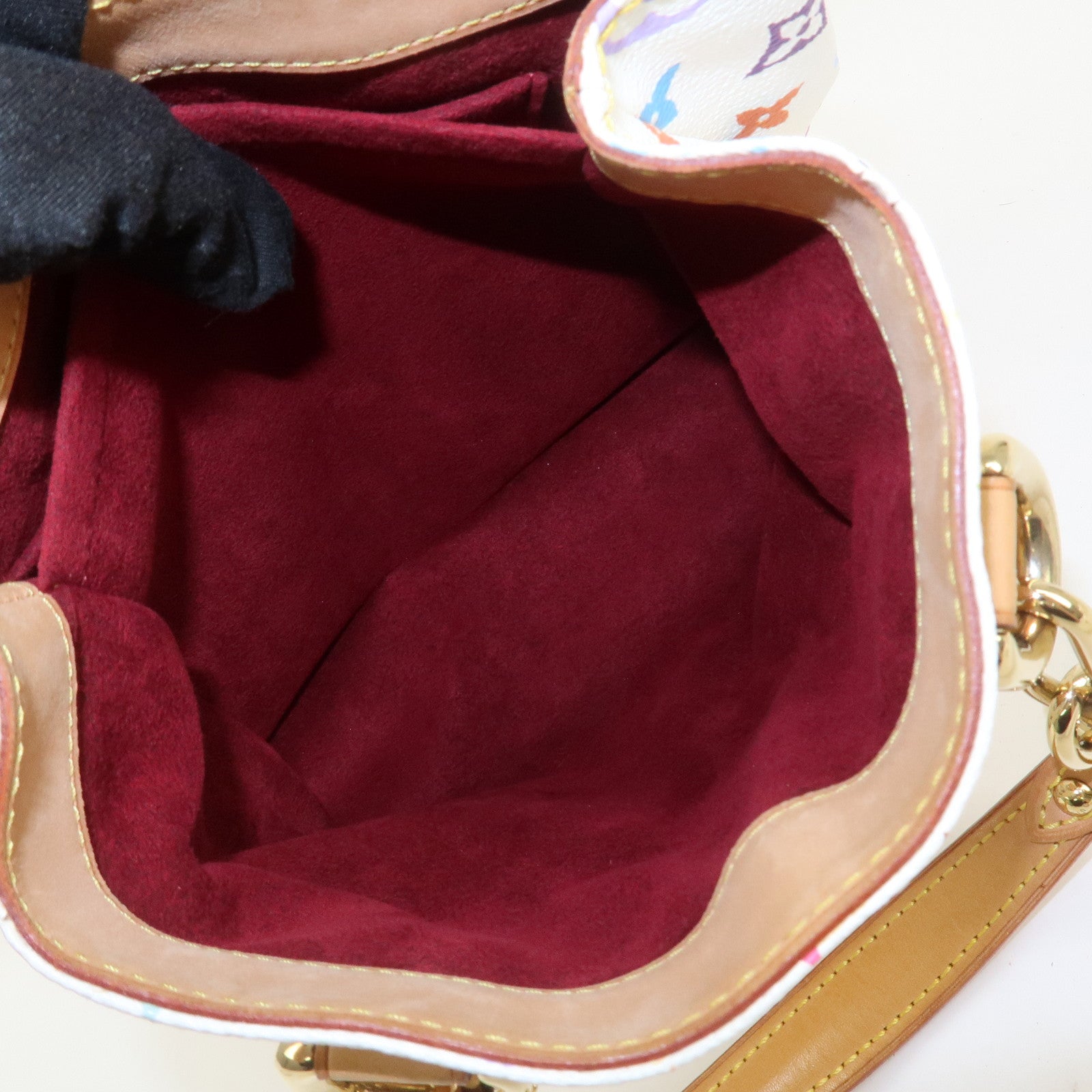 Louis Vuitton Monogram Multicolor Audra Hand Bag Blanc M40047