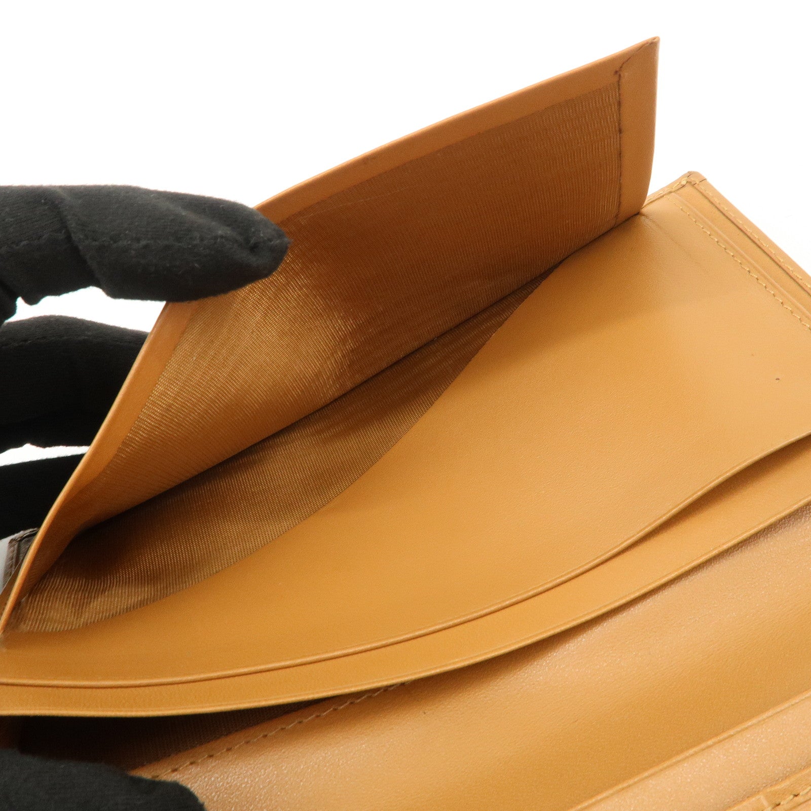 CELINE Macadam PVC Leather Long Wallet Brown