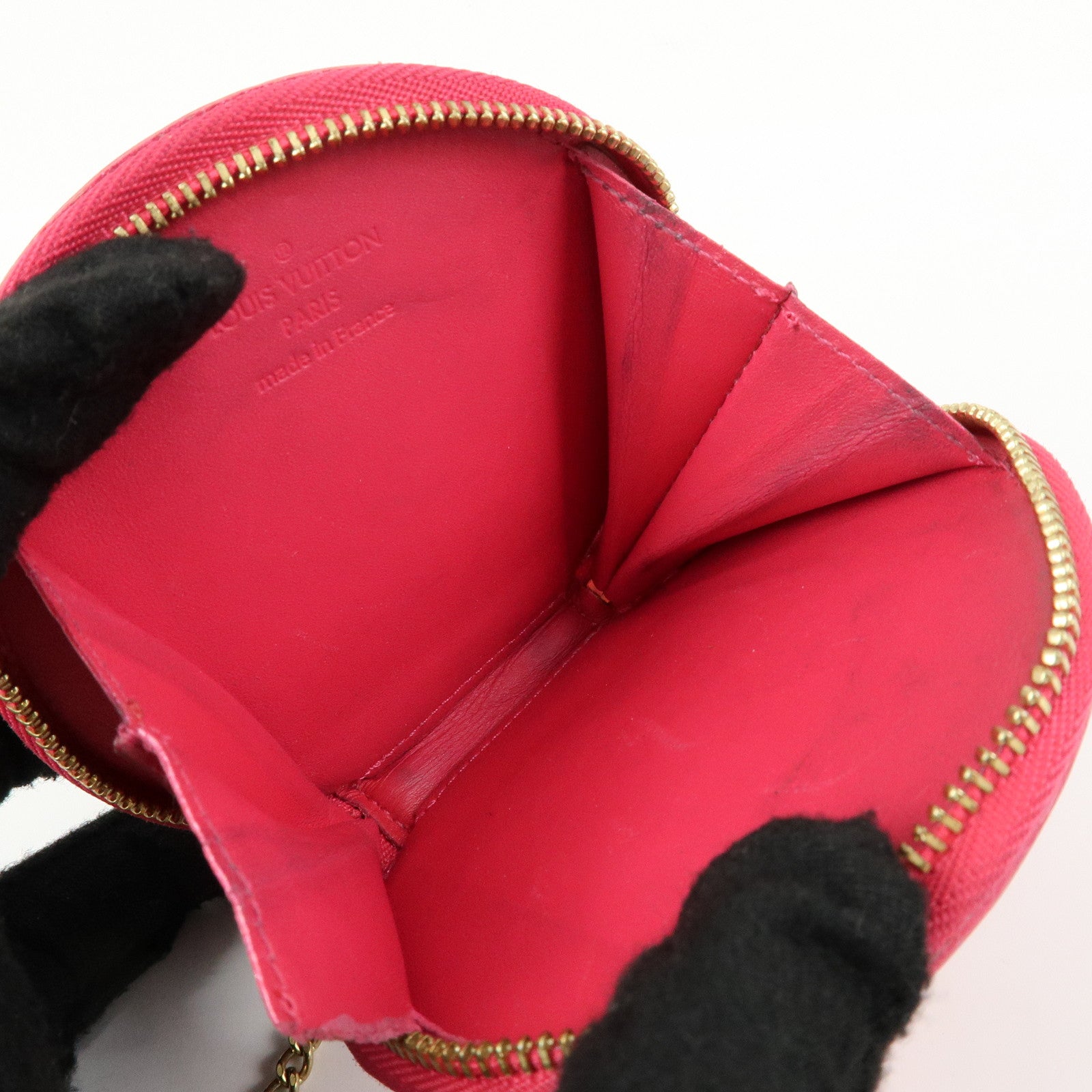 Louis Vuitton Monogram Vernis Porte Monnaie Chapeau Rose Pop M93690