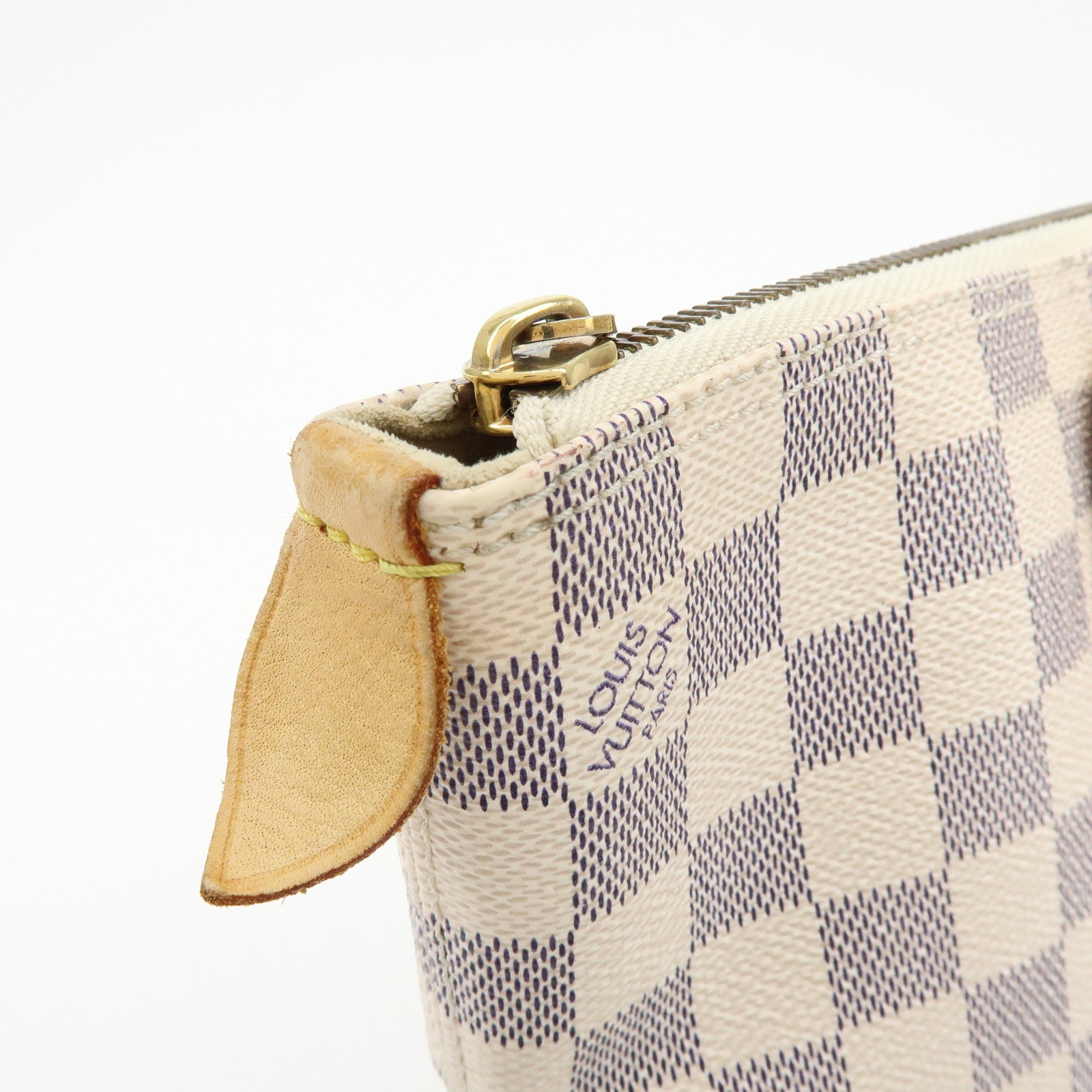 Louis Vuitton Damier Azur Saleya PM Tote Bag Hand Bag N51186