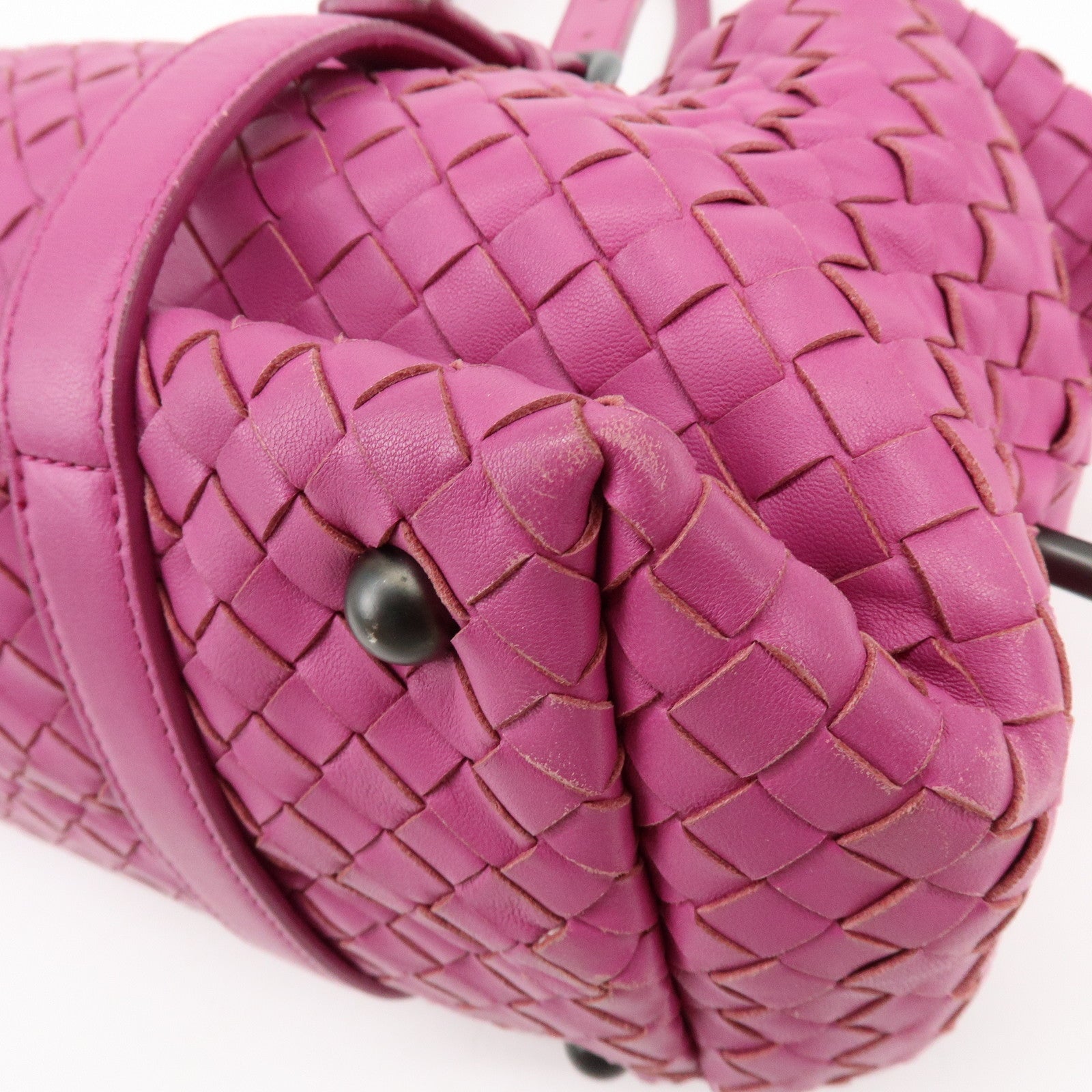 BOTTEGA VENETA Montaigne Lamb Skin Shoulder Bag Purple 272801