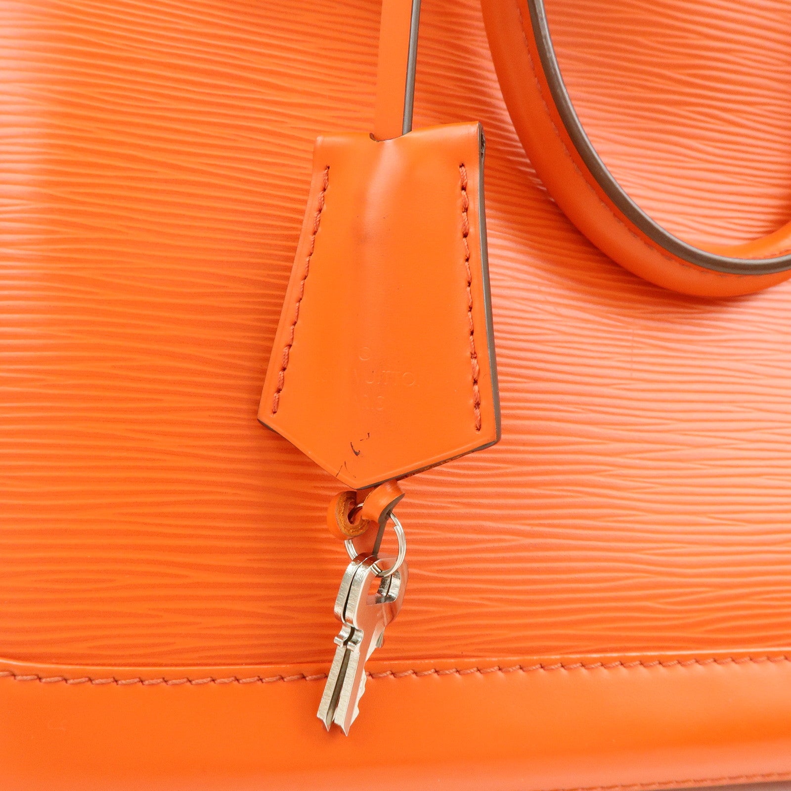 Louis Vuitton Epi Alma PM Hand Bag Pimont Orange M40623