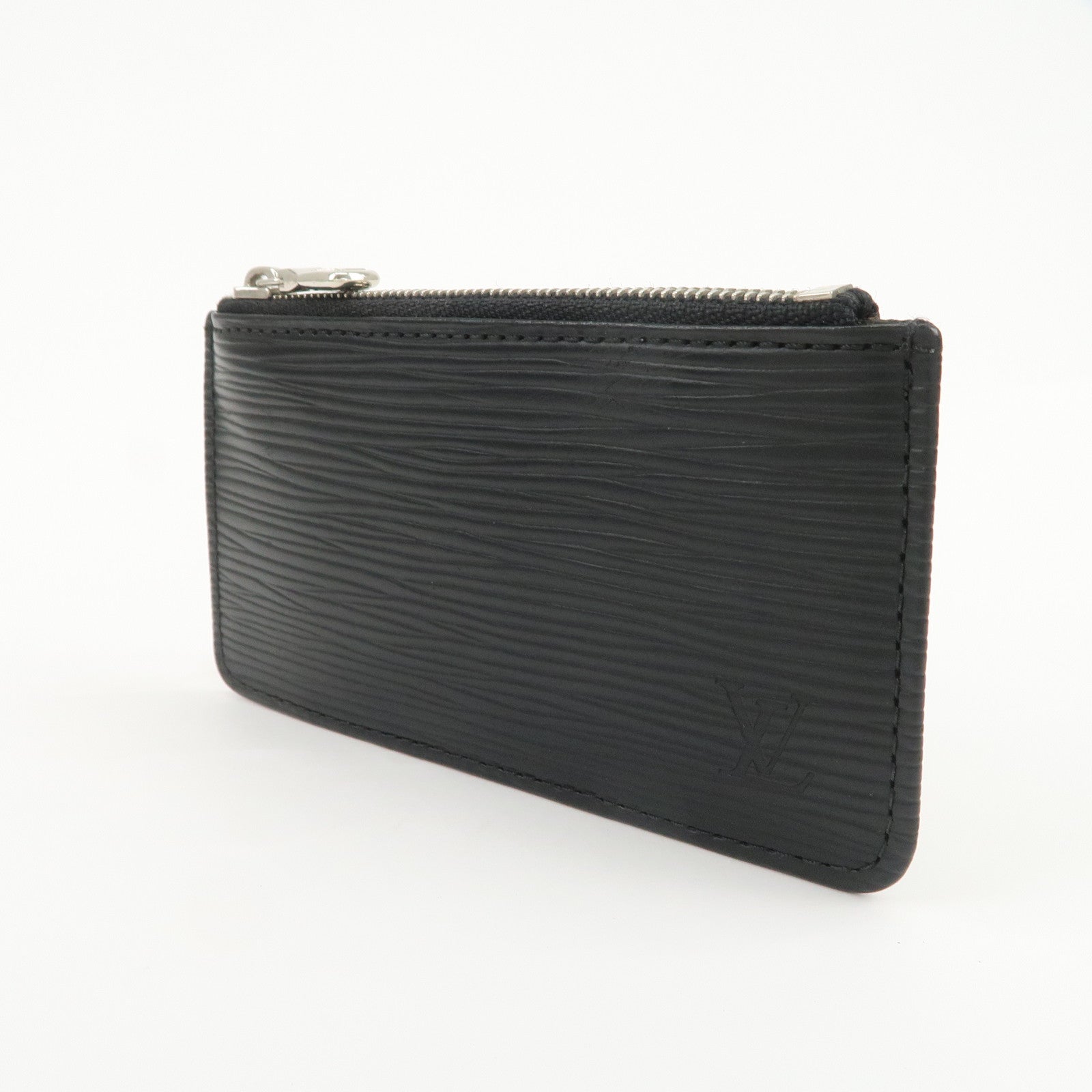 Louis Vuitton Epi Pochette Cles Coin Case Black Noir M63802