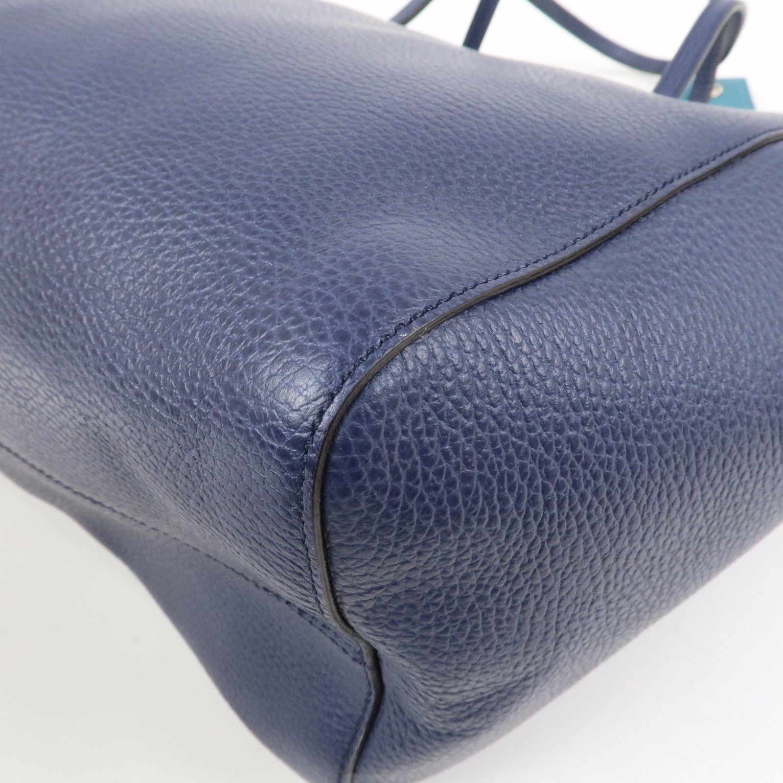 GUCCI Interlocking G Calf Leather Swing Large Shoulder Bag 354397