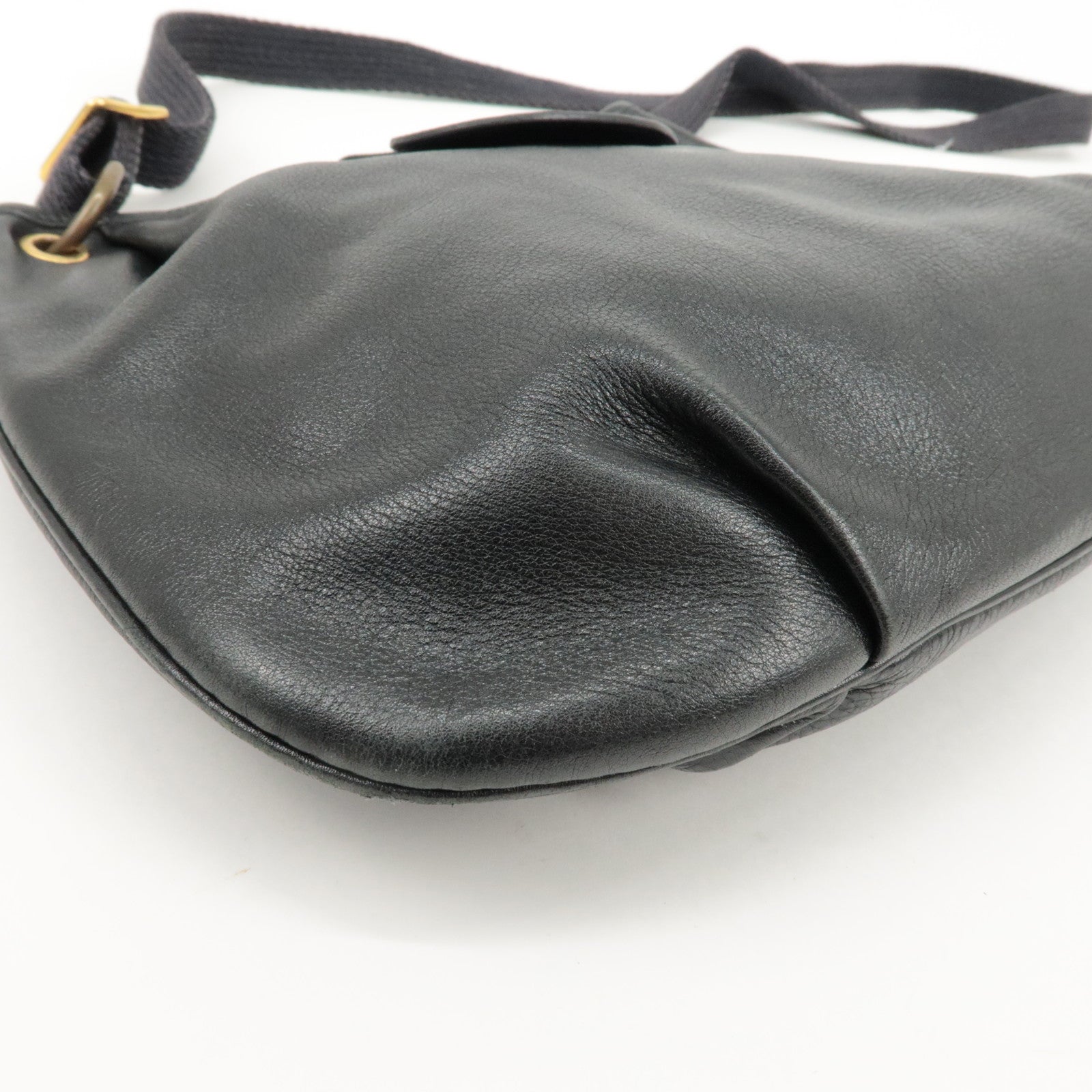 HERMES Mini Rodeo Leather Shoulder Bag Crossbody Bag Q Engraved Used